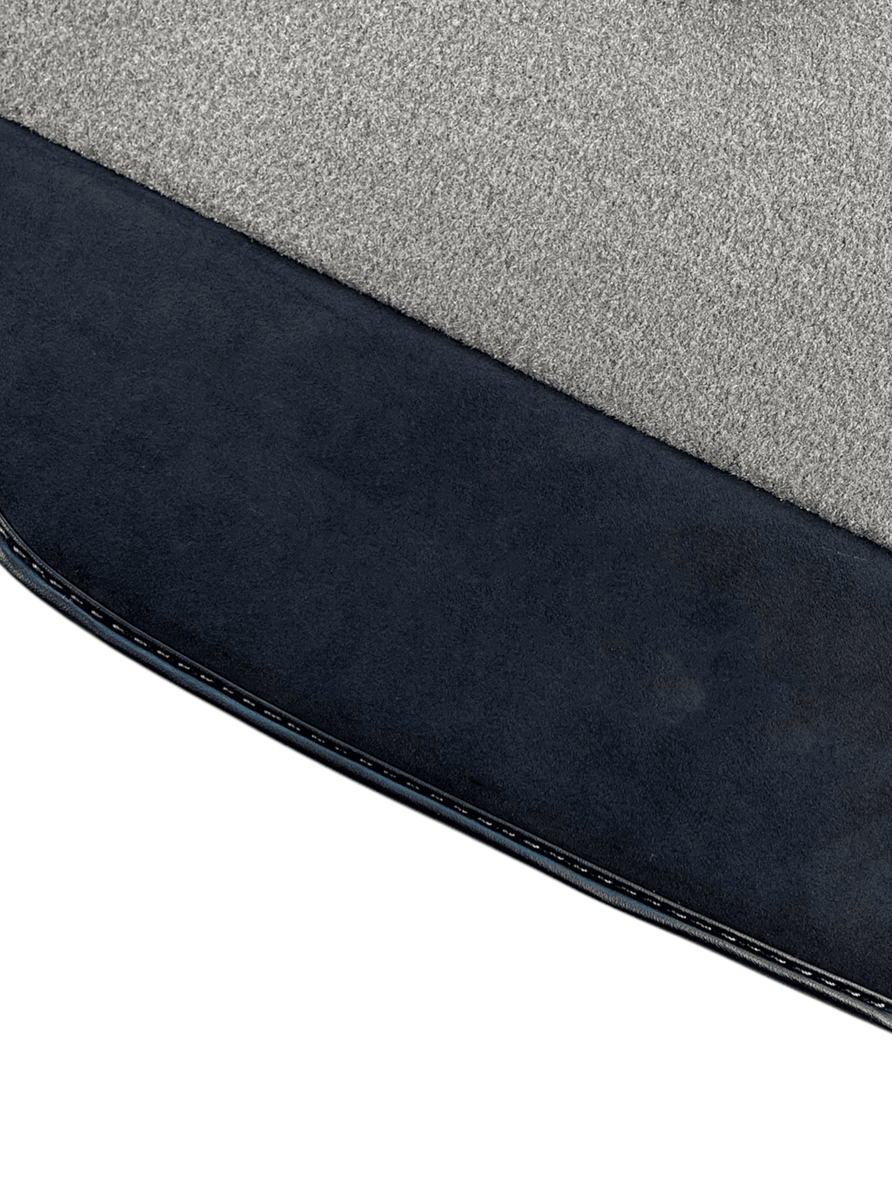 Gray Floor Mats For Ferrari F8 Tributo 2019-2022 With Alcantara Leather - AutoWin