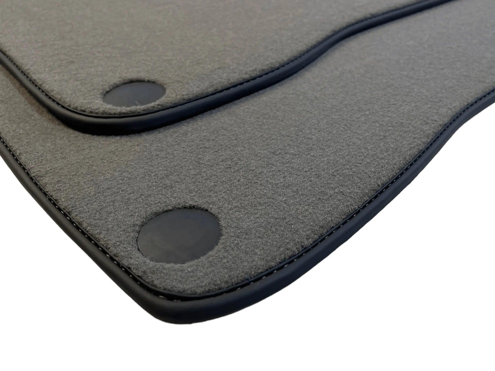 Gray Floor Mats For Mercedes-Benz R129 (1989-2001) Black Trim - AutoWin