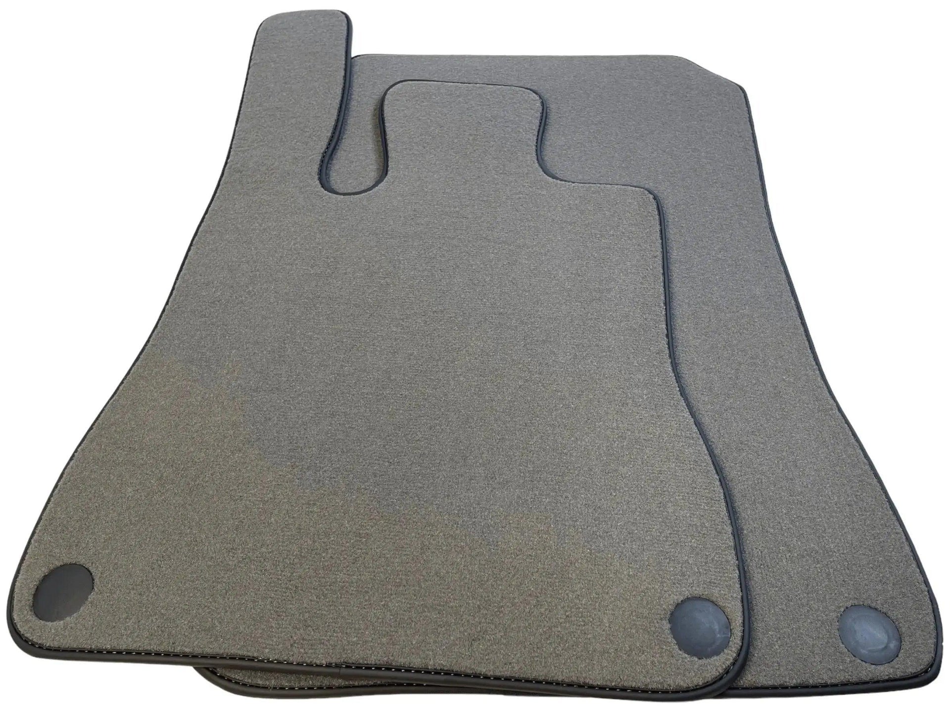 Gray Floor Mats For Mercedes-Benz R170 (1996-1998) Black Trim - AutoWin
