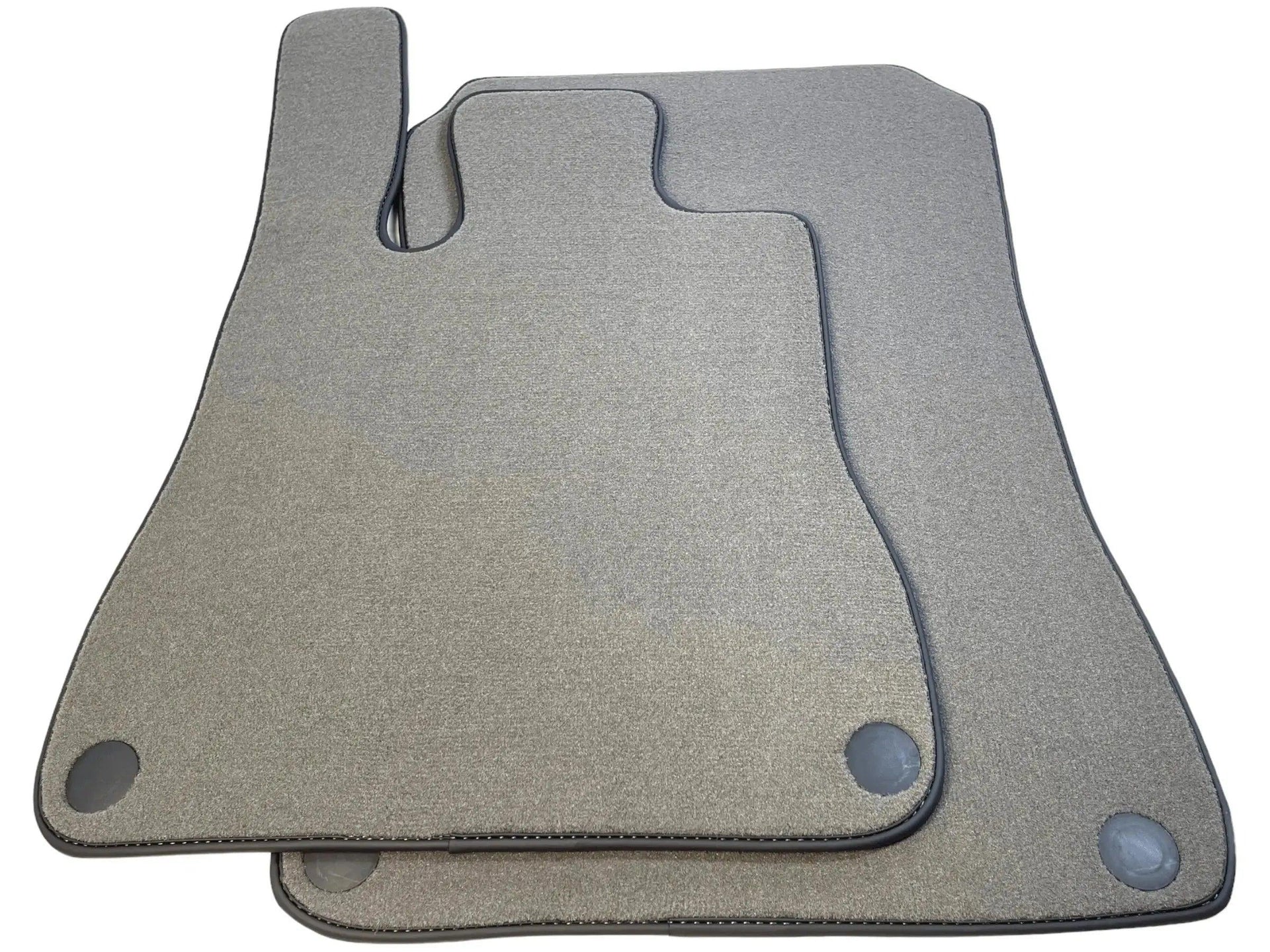 Gray Floor Mats For Mercedes-Benz R170 (1996-1998) Black Trim - AutoWin