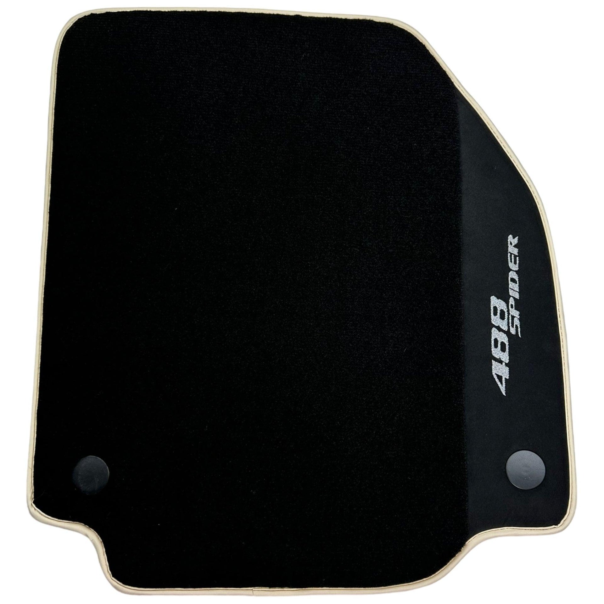 Black Floor Mats For Ferrari 488 Spider 2015-2022 - AutoWin