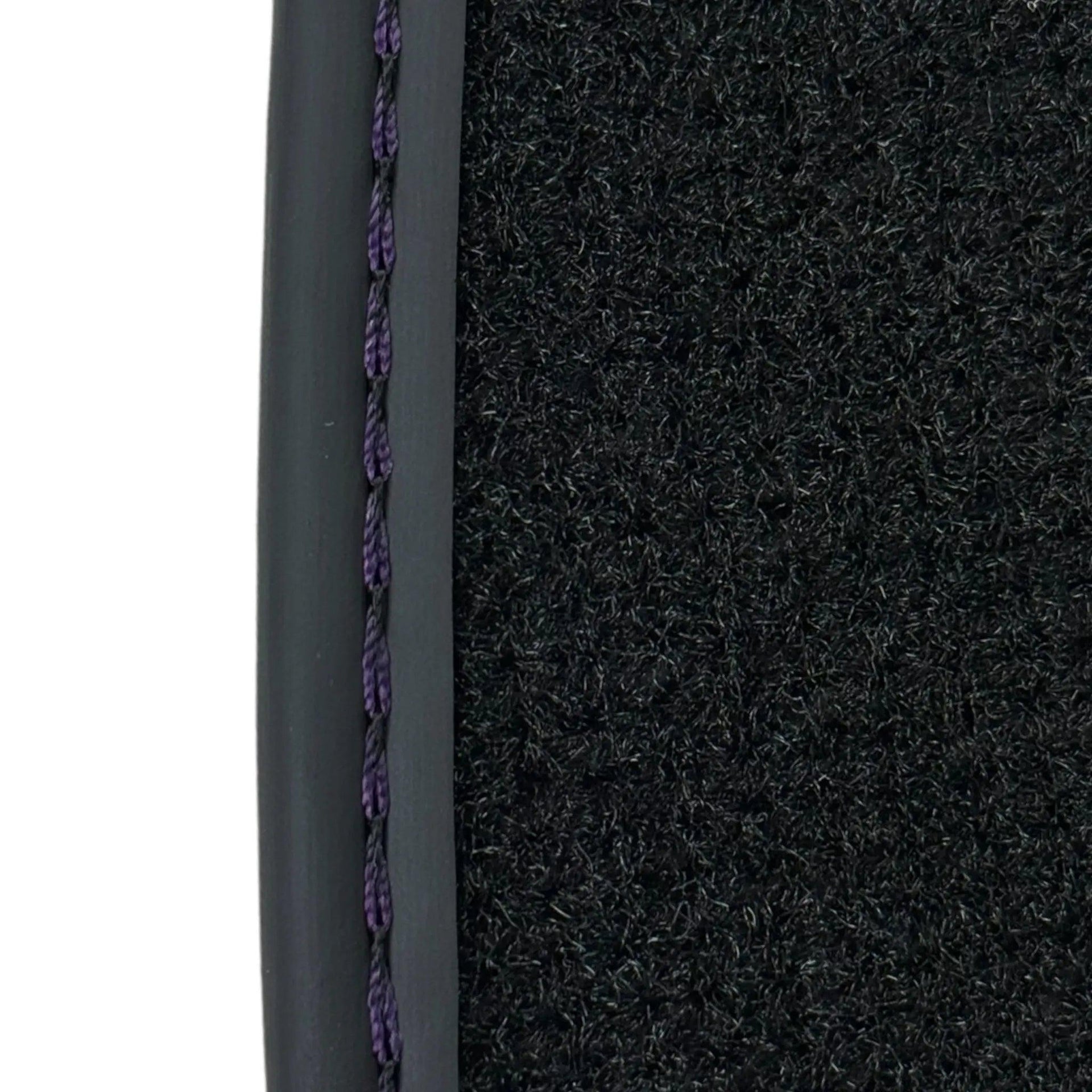 Purple Leather Black Floor Mats for Lamborghini Urus | Black Trim - AutoWin