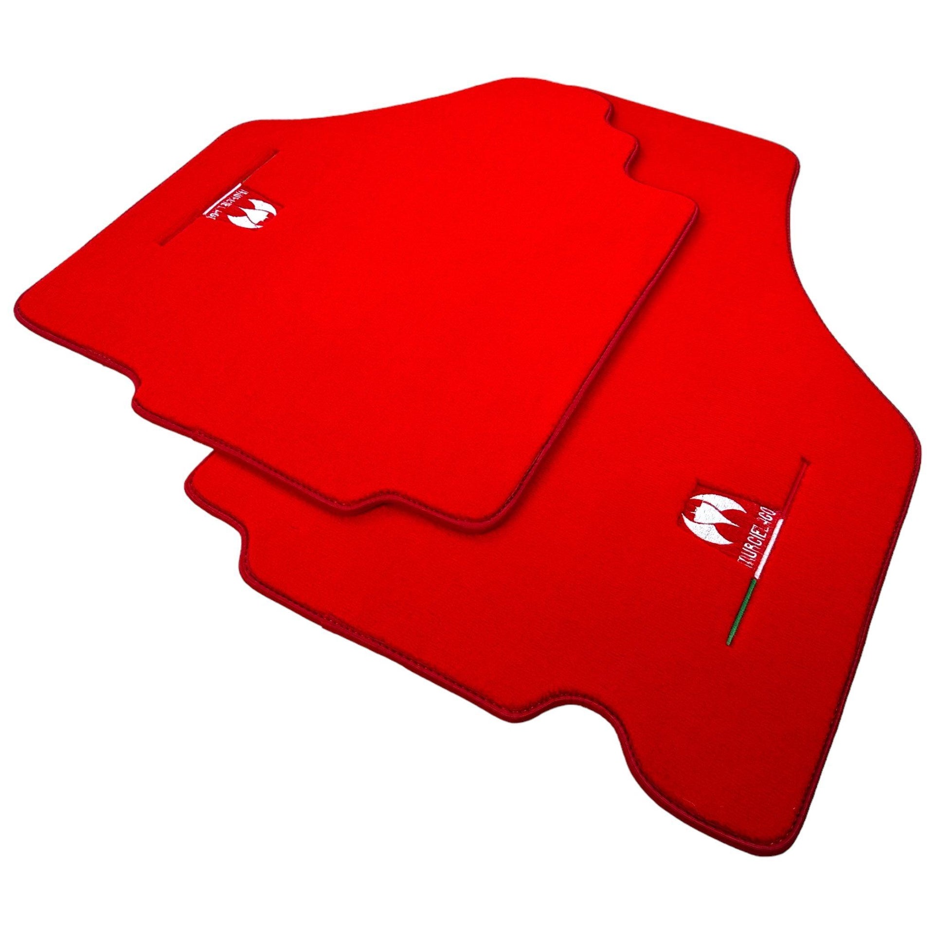 Red Floor Mats for Lamborghini Murcielago AutoWin Brand - AutoWin