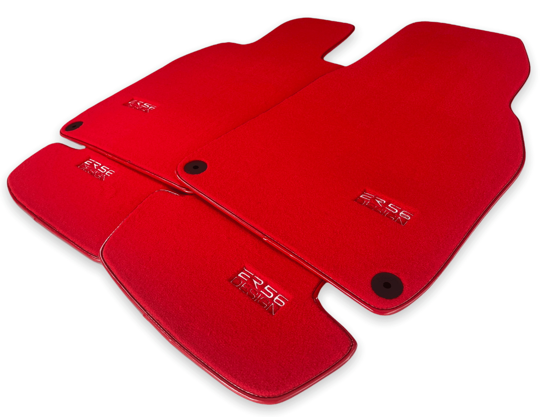 Red Floor Mats for Porsche Macan (2014-2023) | ER56 Design - AutoWin