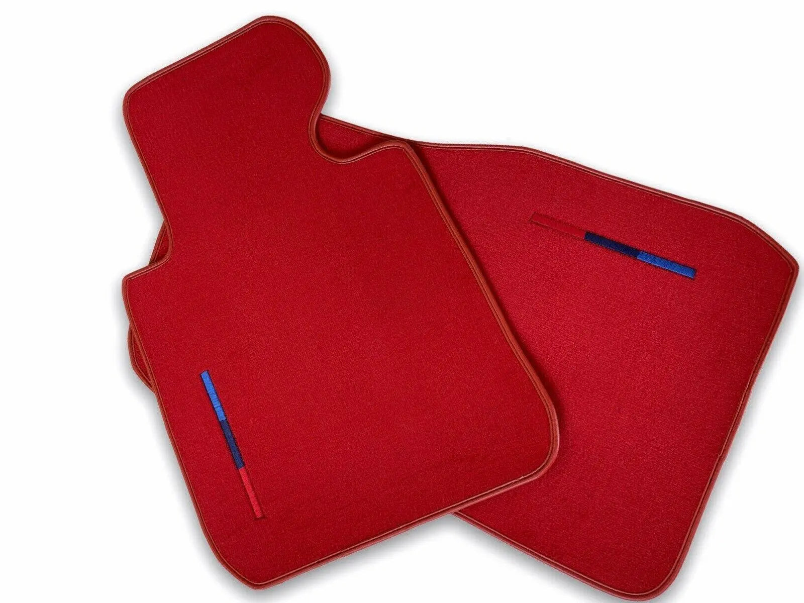 Red Floor Mats For BMW 1 Series E81 With M Package - AutoWin