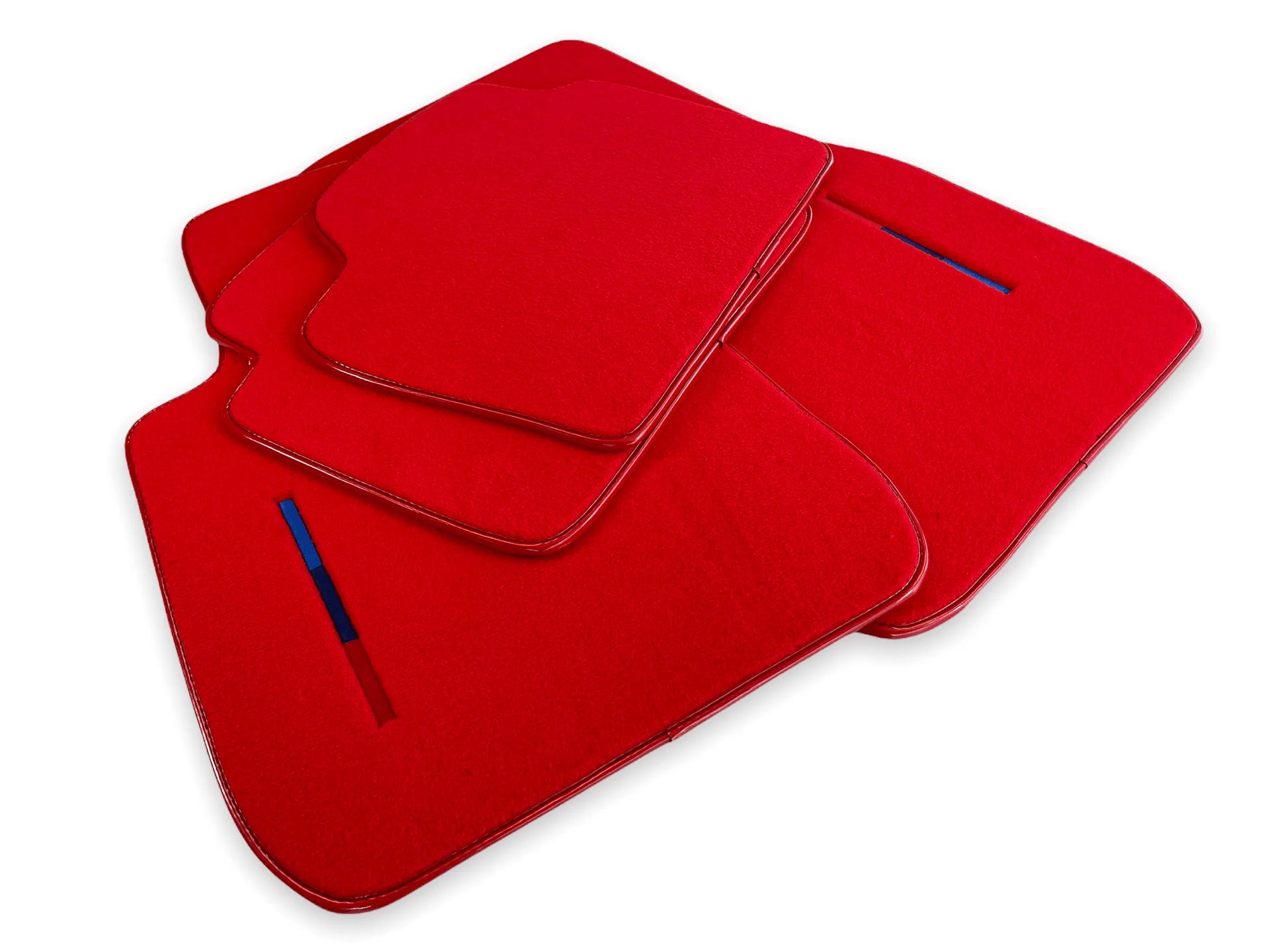 Red Floor Mats For BMW 3 Series F30 With M Package - AutoWin