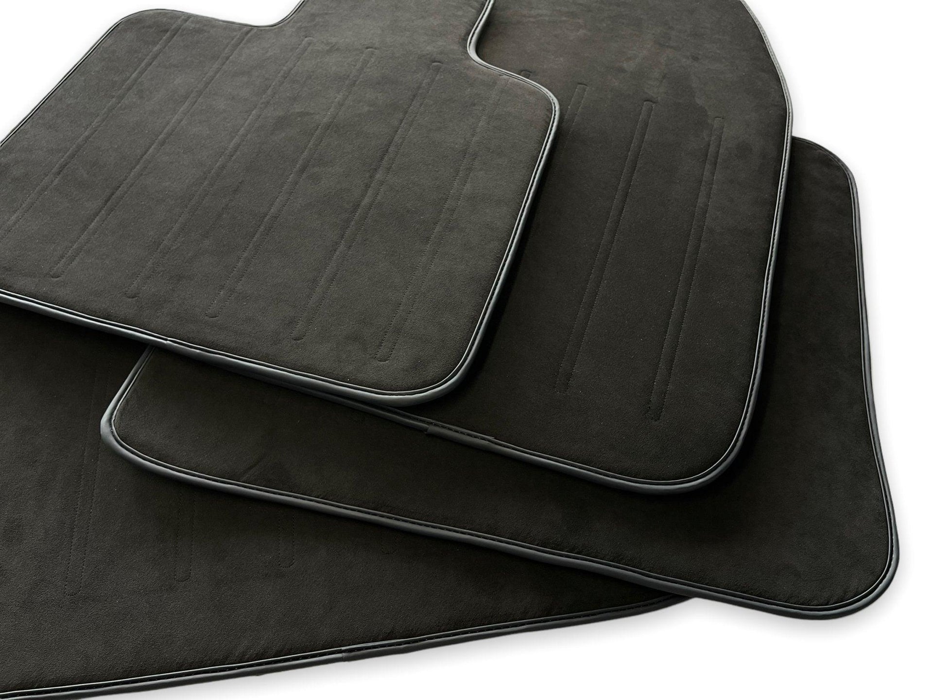 Alcantara Floor Mats For Rolls Royce Black Badge Ghost Series II (2021-2024) - AutoWin