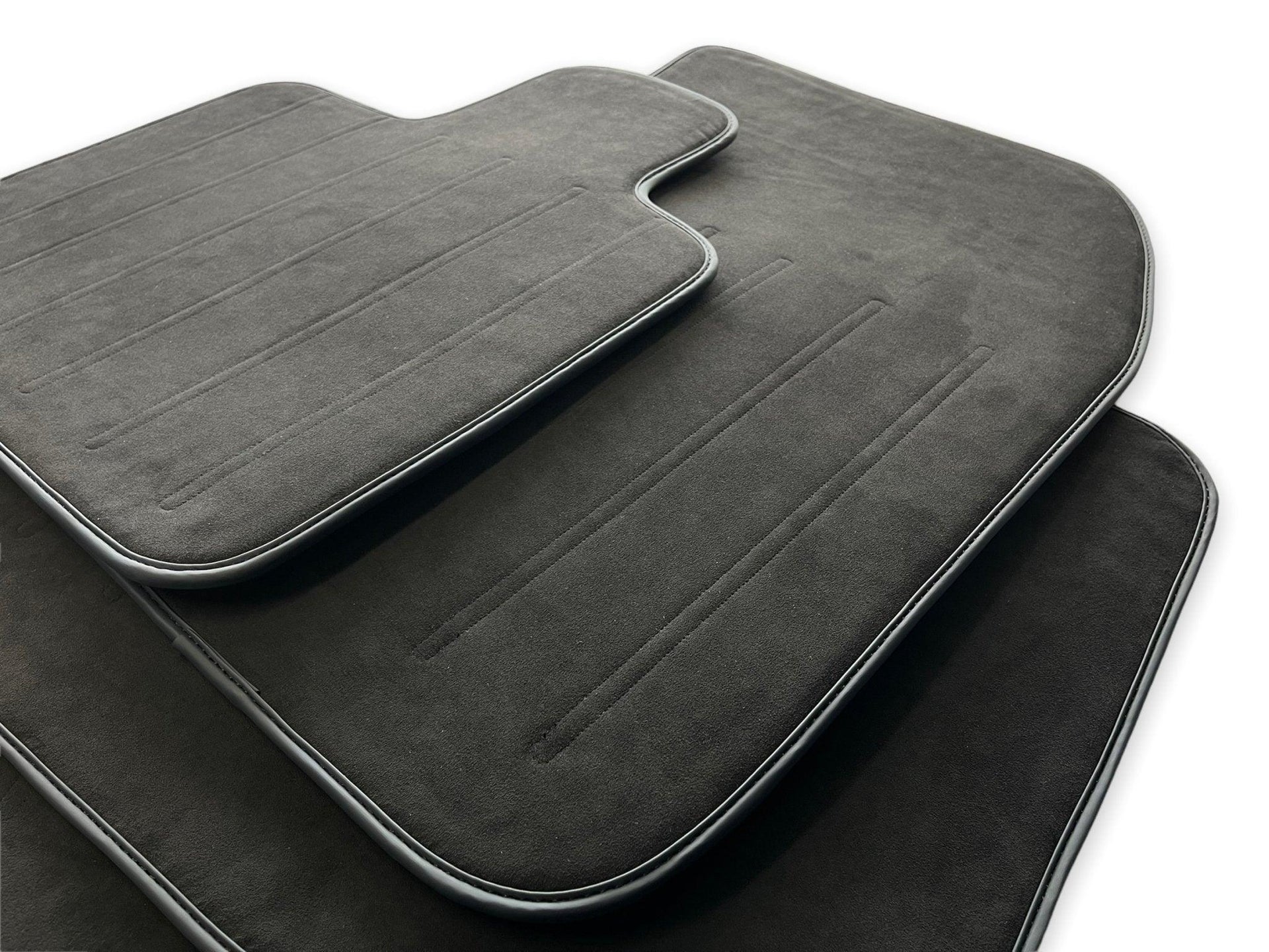 Alcantara Floor Mats For Rolls Royce Black Badge Phantom VIII (2017-2024) - AutoWin