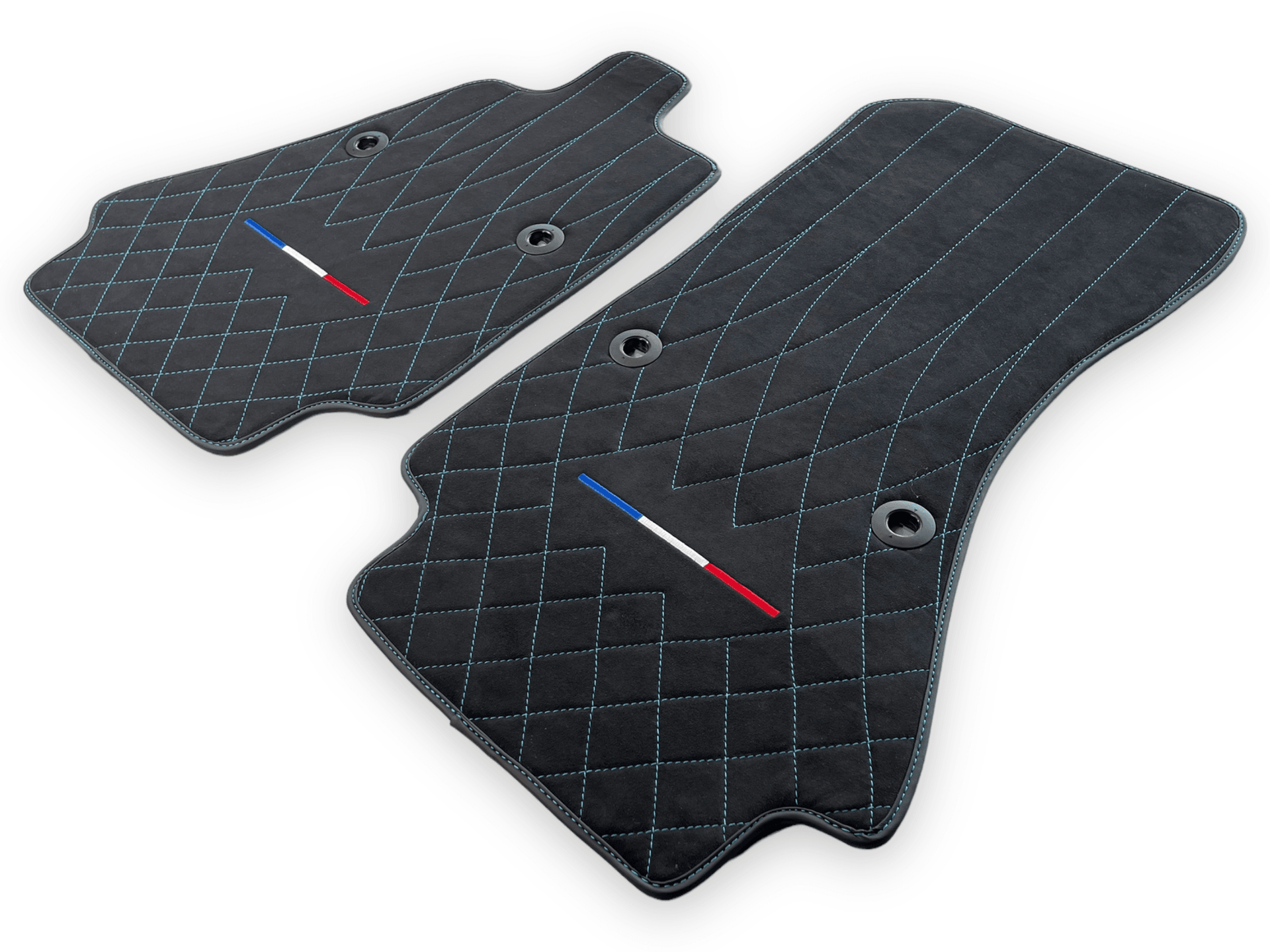 Alcantara Leather Floor Mats For Bugatti Chiron Limited Edition - AutoWin