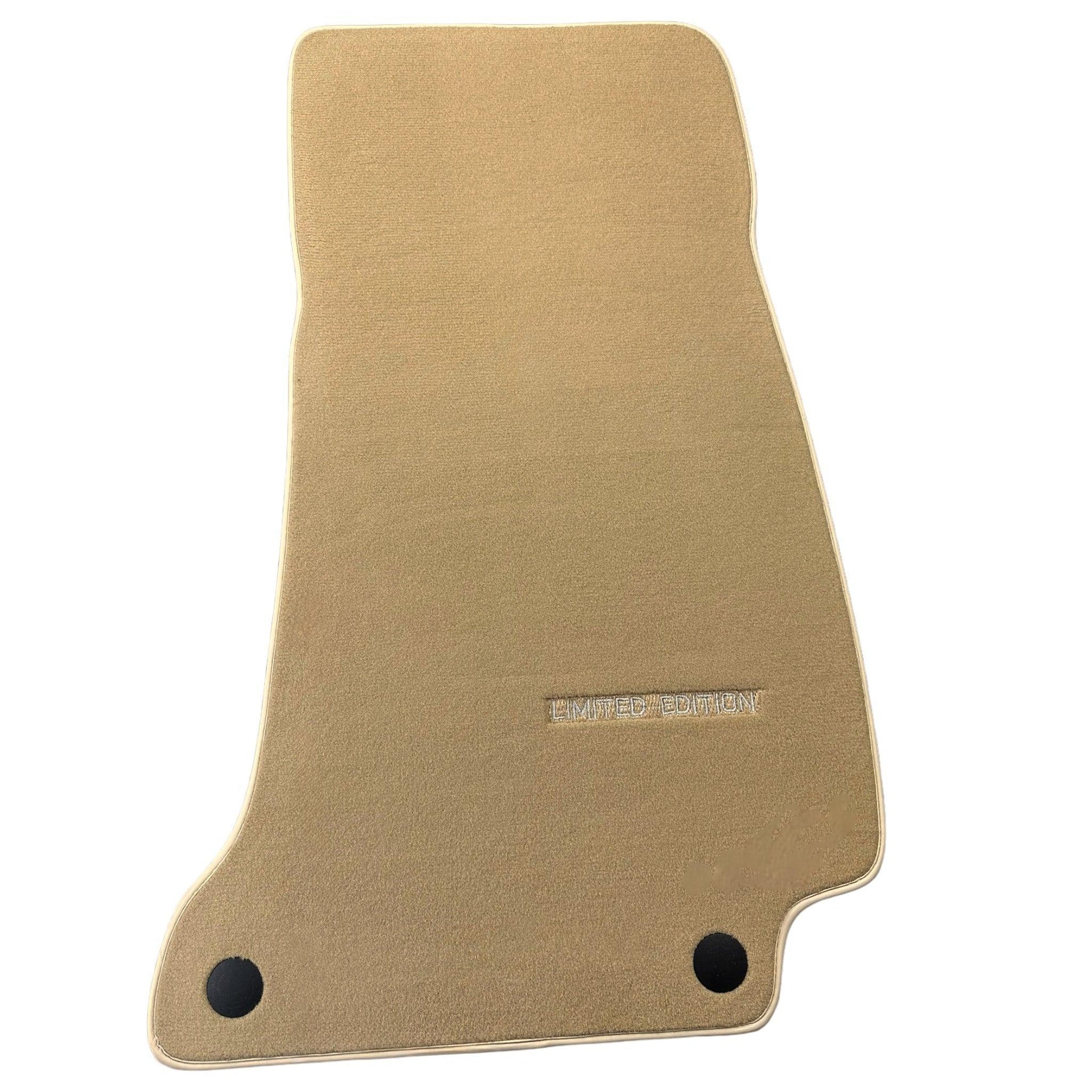Beige Floor Mats For Mercedes Benz GLE-Class C167 Coupe (2020-2023) | Limited Edition - AutoWin