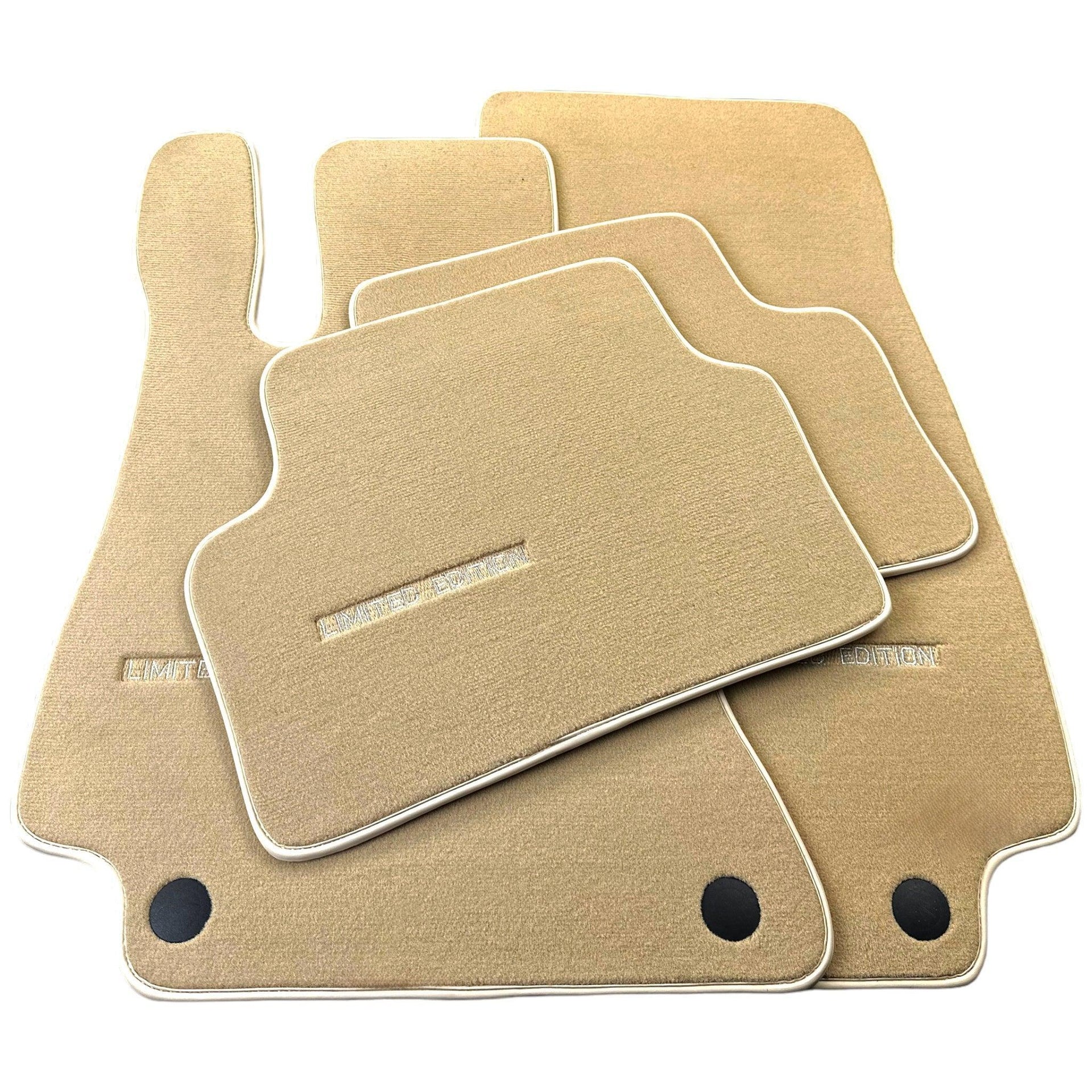 Beige Floor Mats For Mercedes Benz M-Class W163 (1997-2005) | Limited Edition - AutoWin