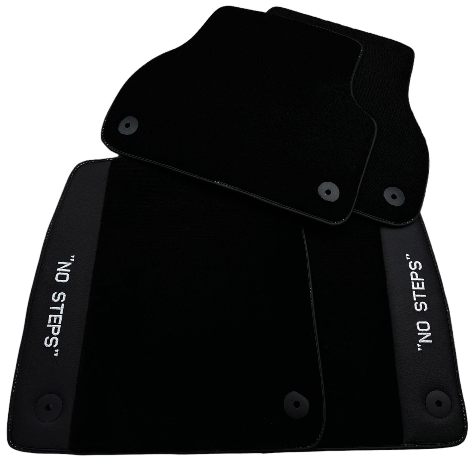 Black Floor Mats for Audi A6 - C6 Allroad Quattro (2006-2008) | No Steps - AutoWin