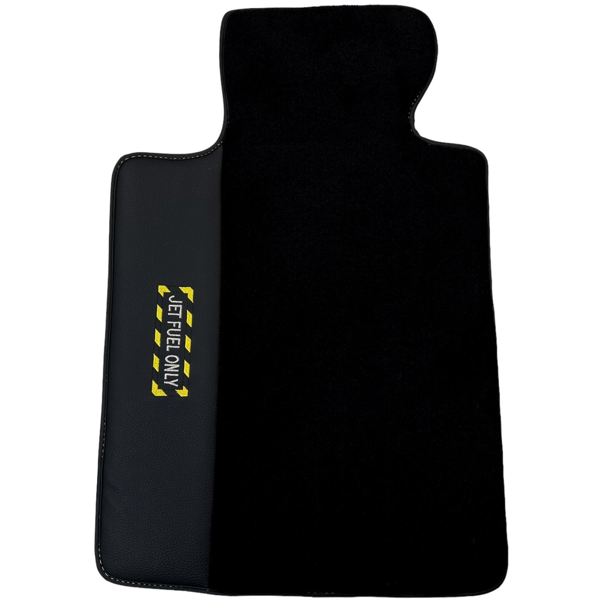 Black Floor Mats For BMW 5 Series F10 | Fighter Jet Edition - AutoWin