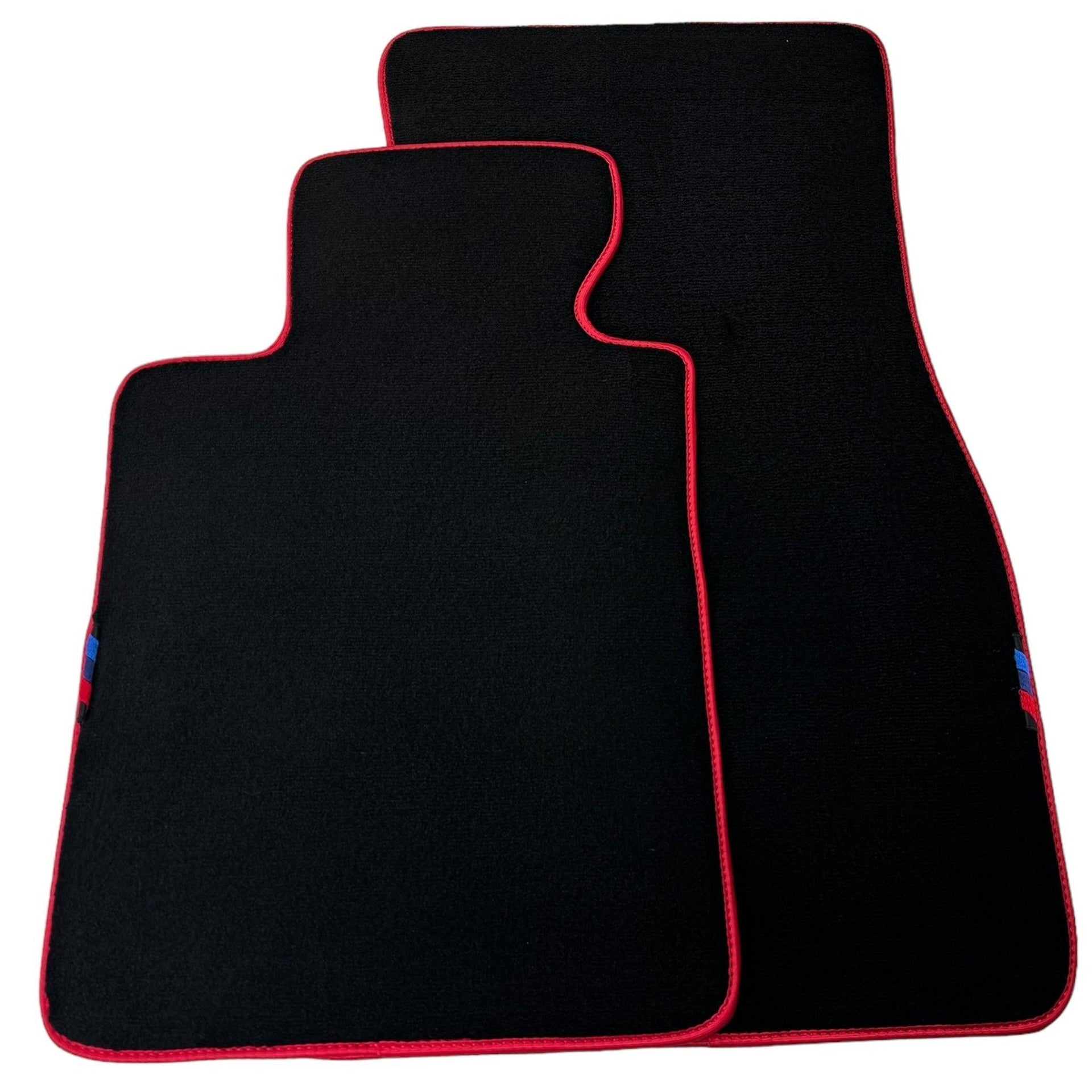 Black Floor Mats For BMW X2 Series F39 | Red Trim - AutoWin