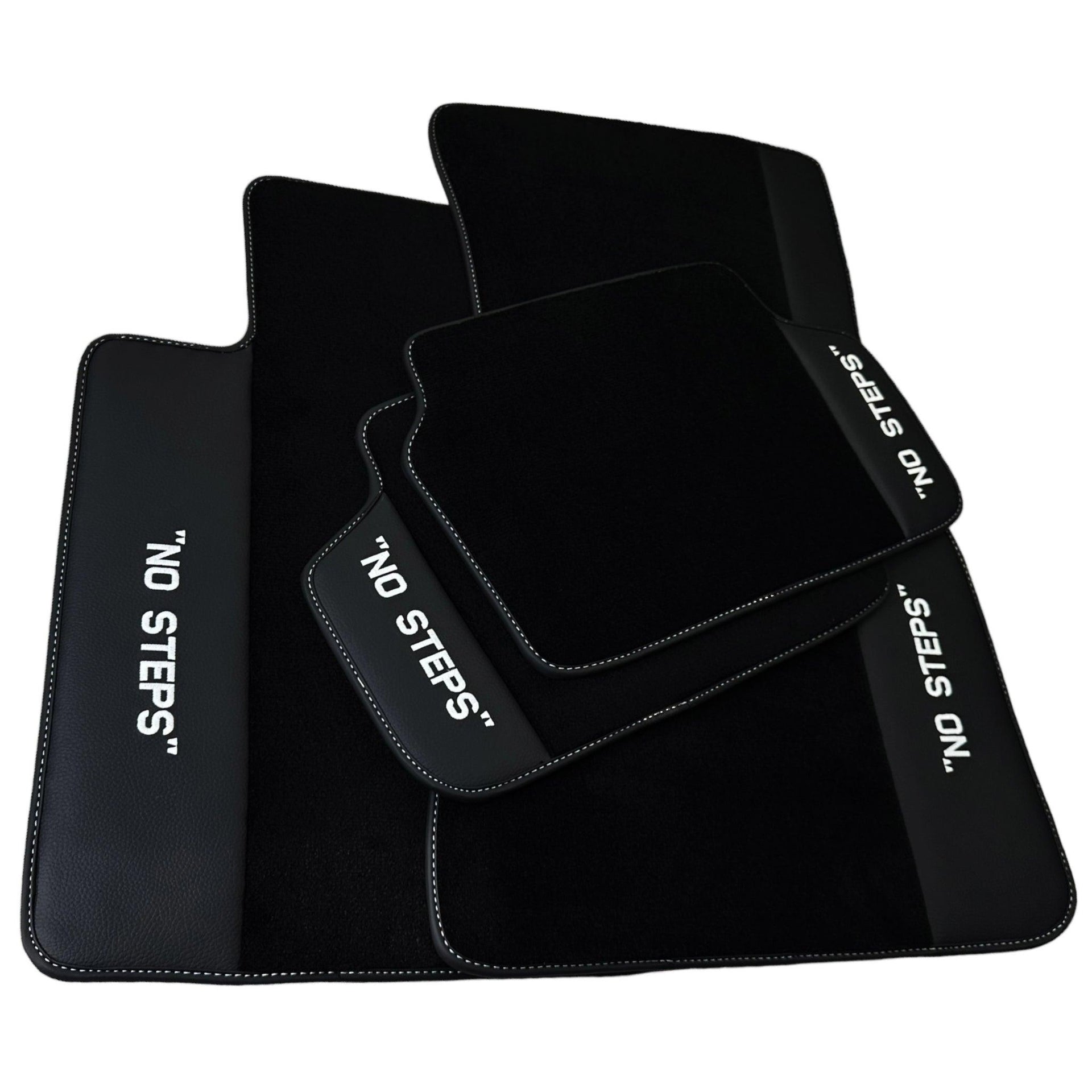 Black Floor Mats For BMW X4M Series F98 No Steps Edition - AutoWin