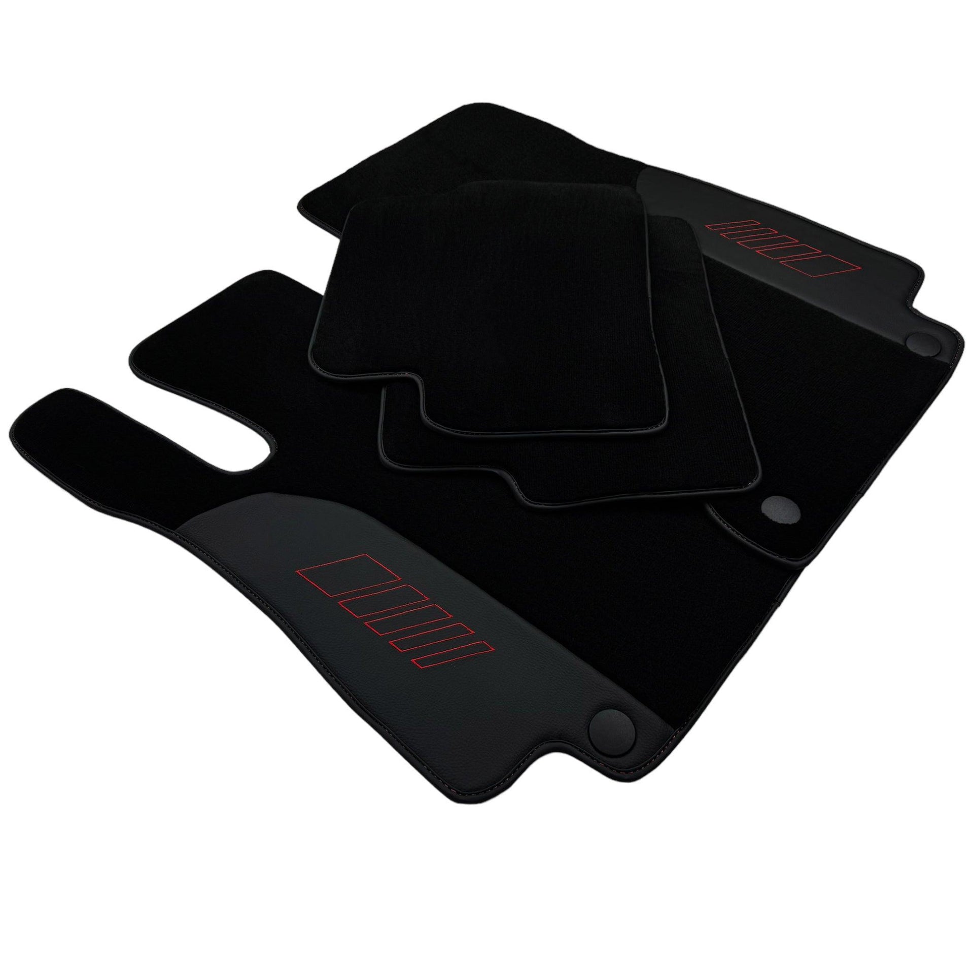 Black Floor Mats For Mercedes Benz E-Class W214 Sedan (2023-2024) | AutoWin Edition - AutoWin