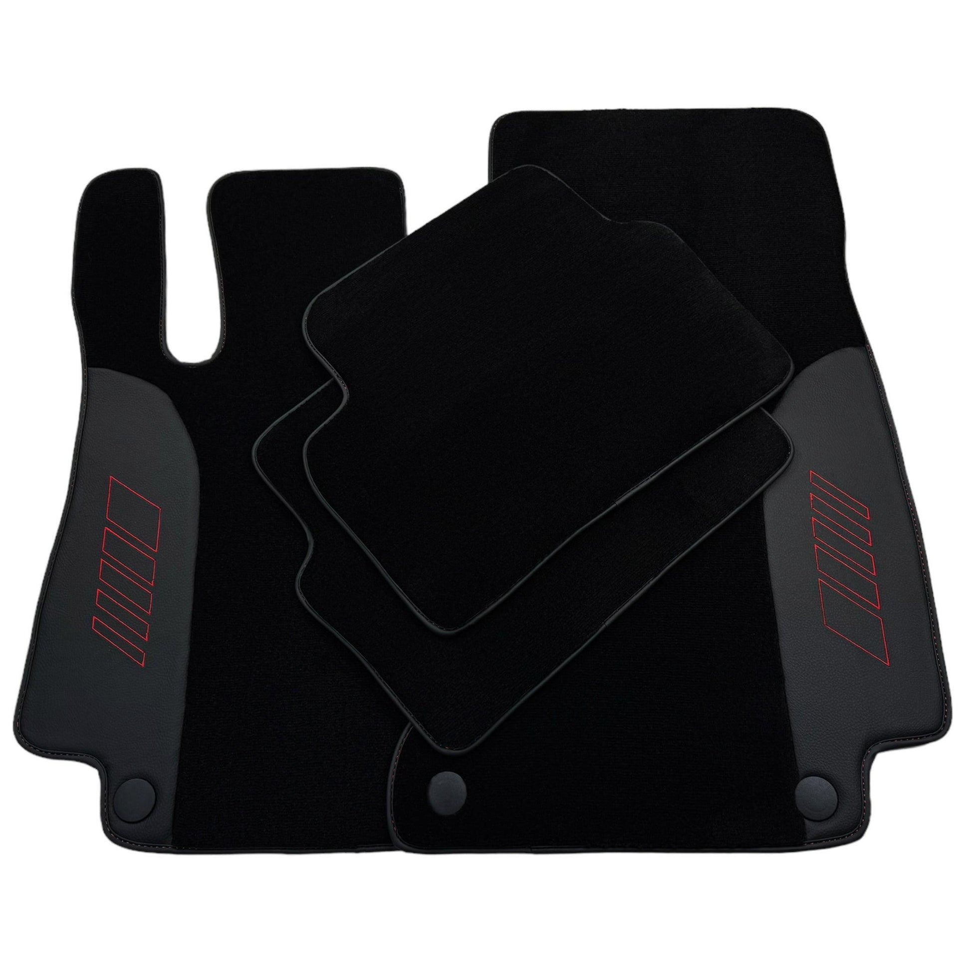 Black Floor Mats For Mercedes Benz EQS-Class V297 (2021-2023) | AutoWin Edition - AutoWin