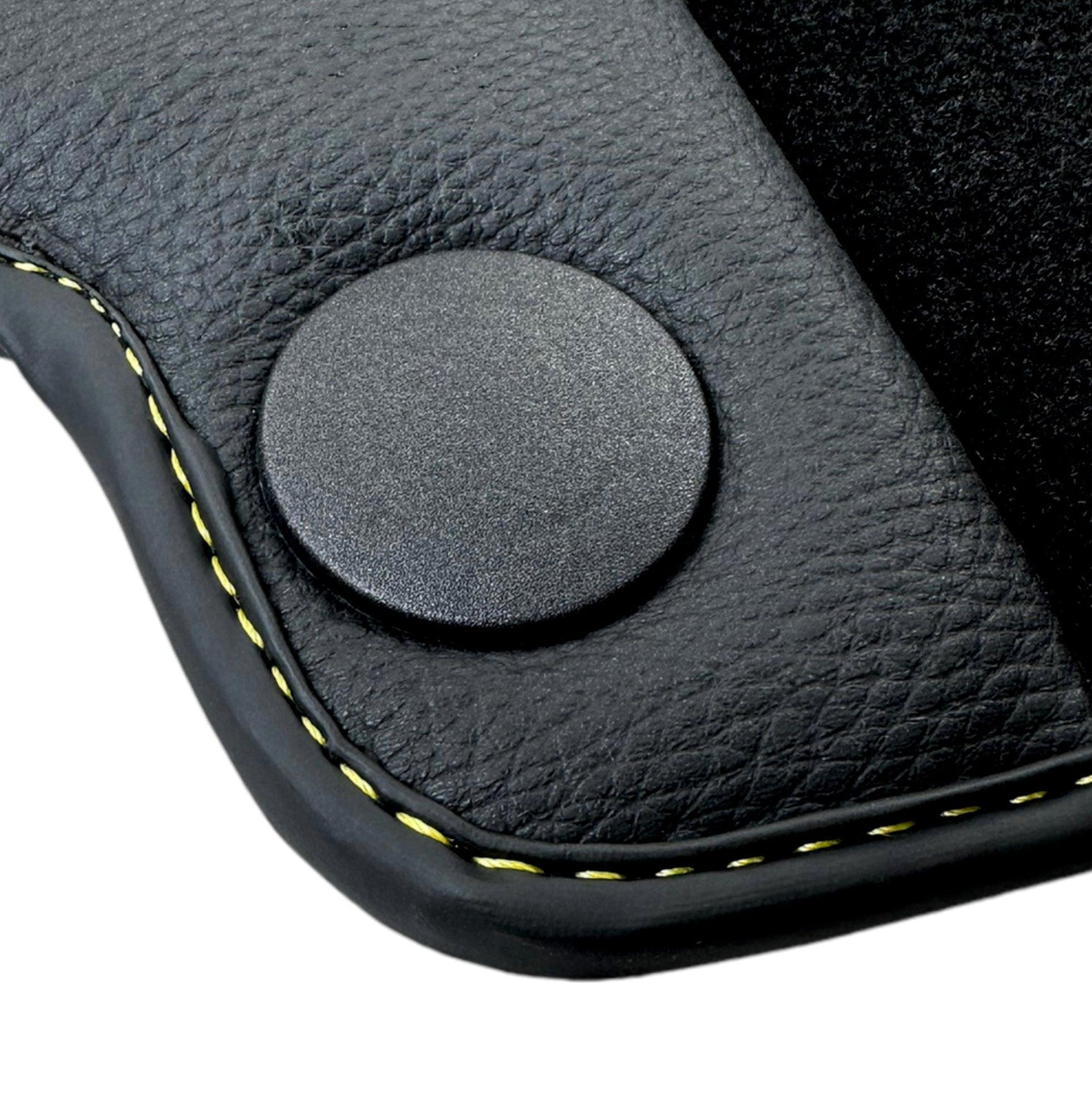 Black Floor Mats For Mercedes Benz S-Class X222 Maybach (2015-2021) | Fighter Jet Edition - AutoWin