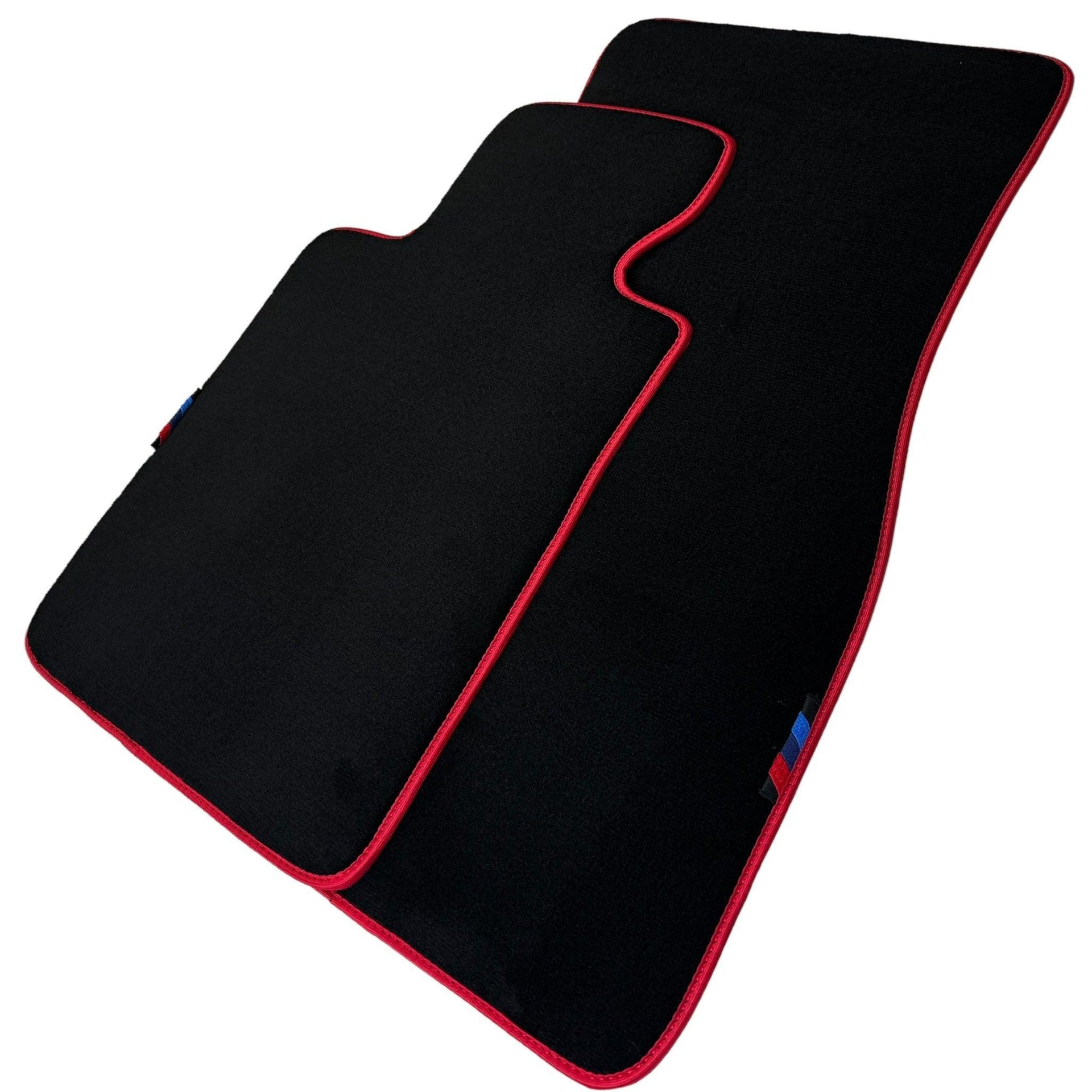 Black Mats For BMW M4 G83 Convertible | Red Trim - AutoWin