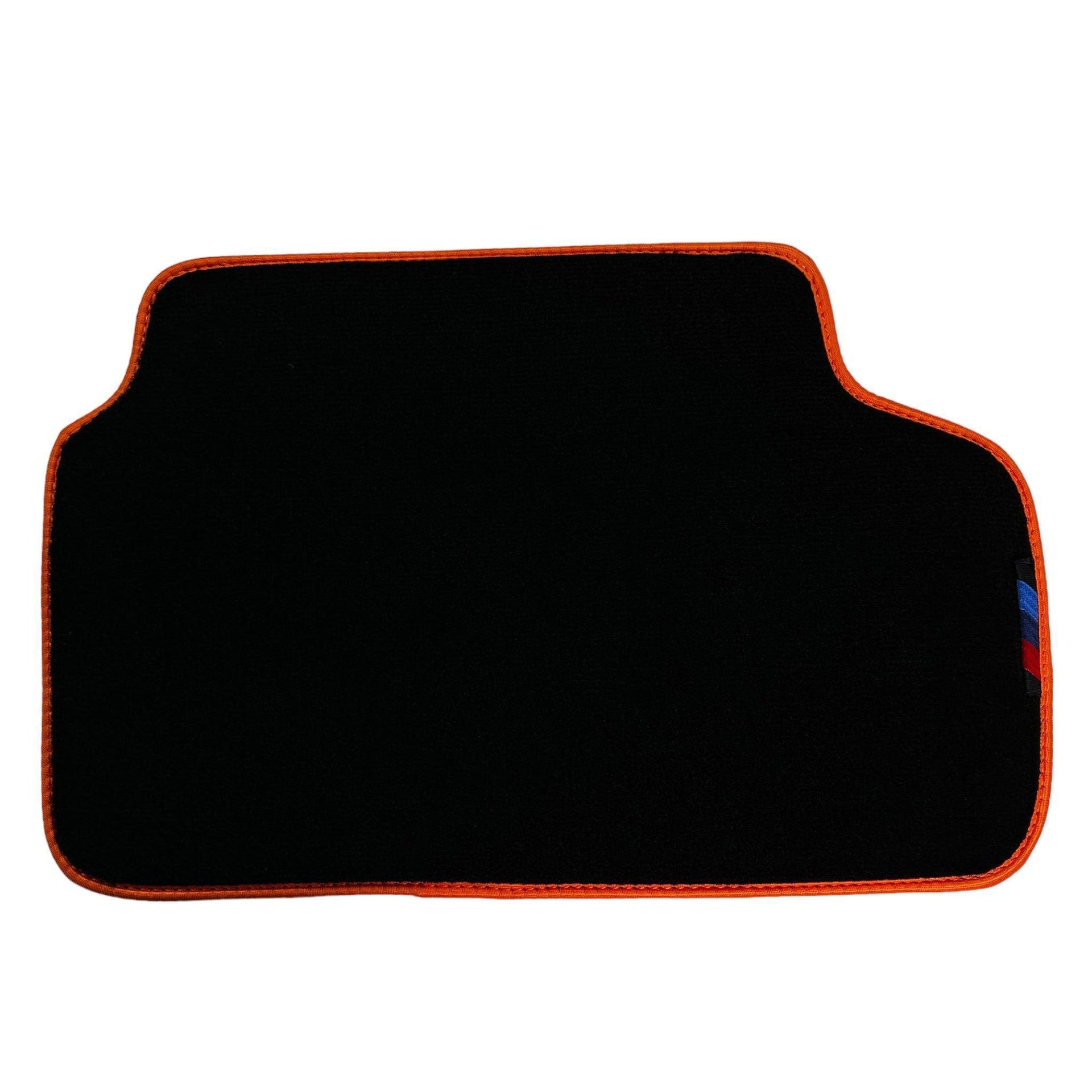 Black Mats For BMW M5 E39 | Orange Trim - AutoWin