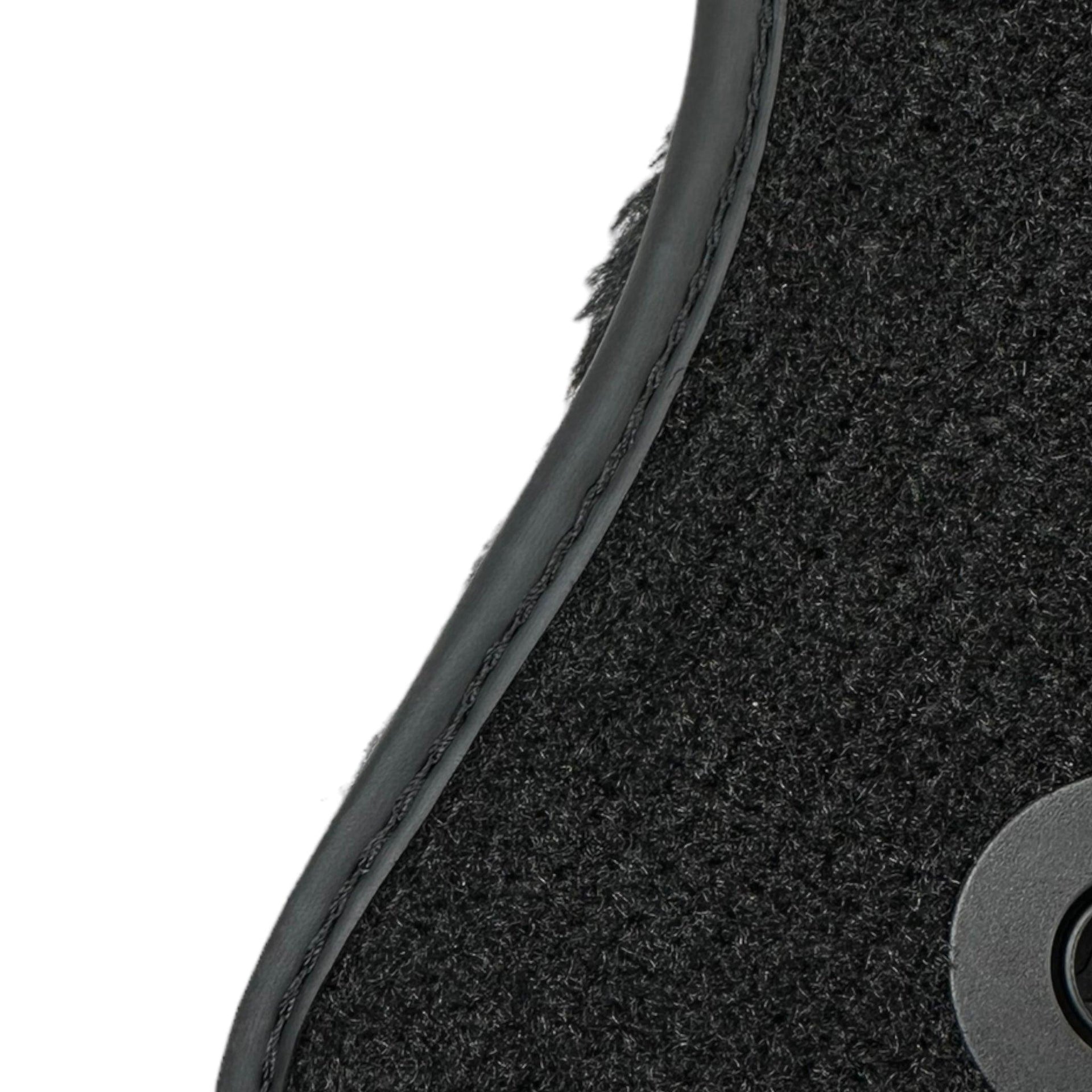 Black Sheepskin Floor Mats For Mercedes Benz E-Class W212 Sedan Facelift (2013-2016) | ER56 Design - AutoWin