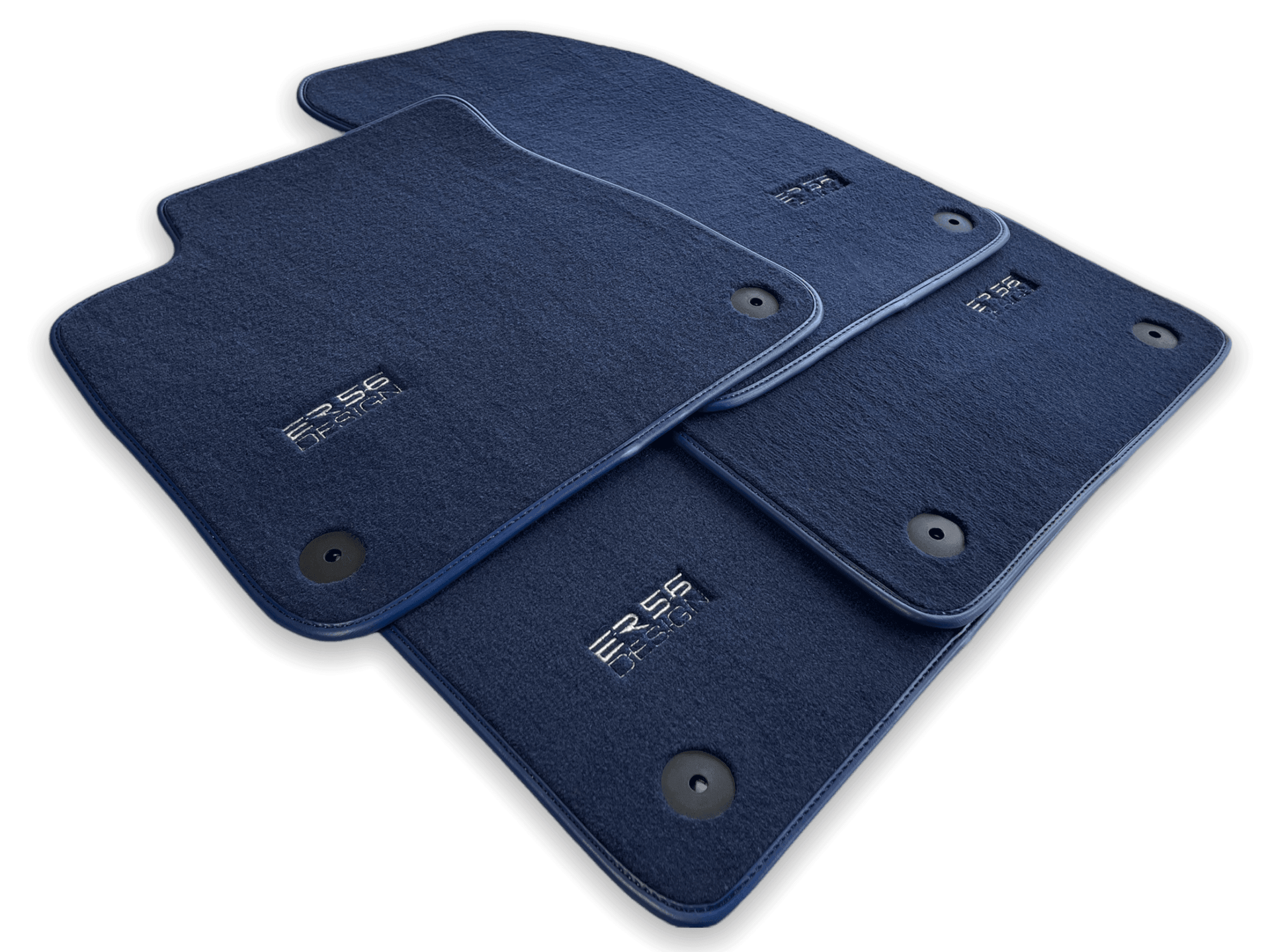 Dark Blue Floor Mats for Audi A3 - 3-door Hatchback (2013-2020) | ER56 Design - AutoWin