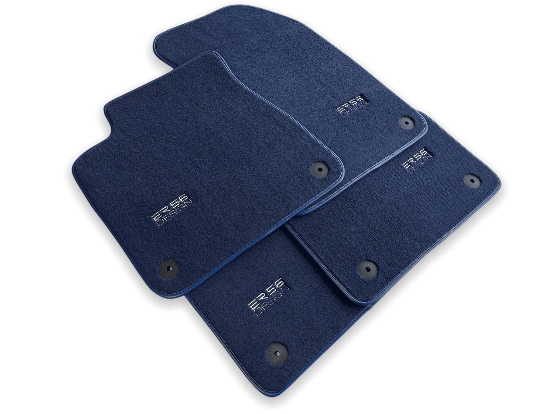 Dark Blue Floor Mats for Audi Q5 FY Hybrid (2017-2023) | ER56 Design - AutoWin