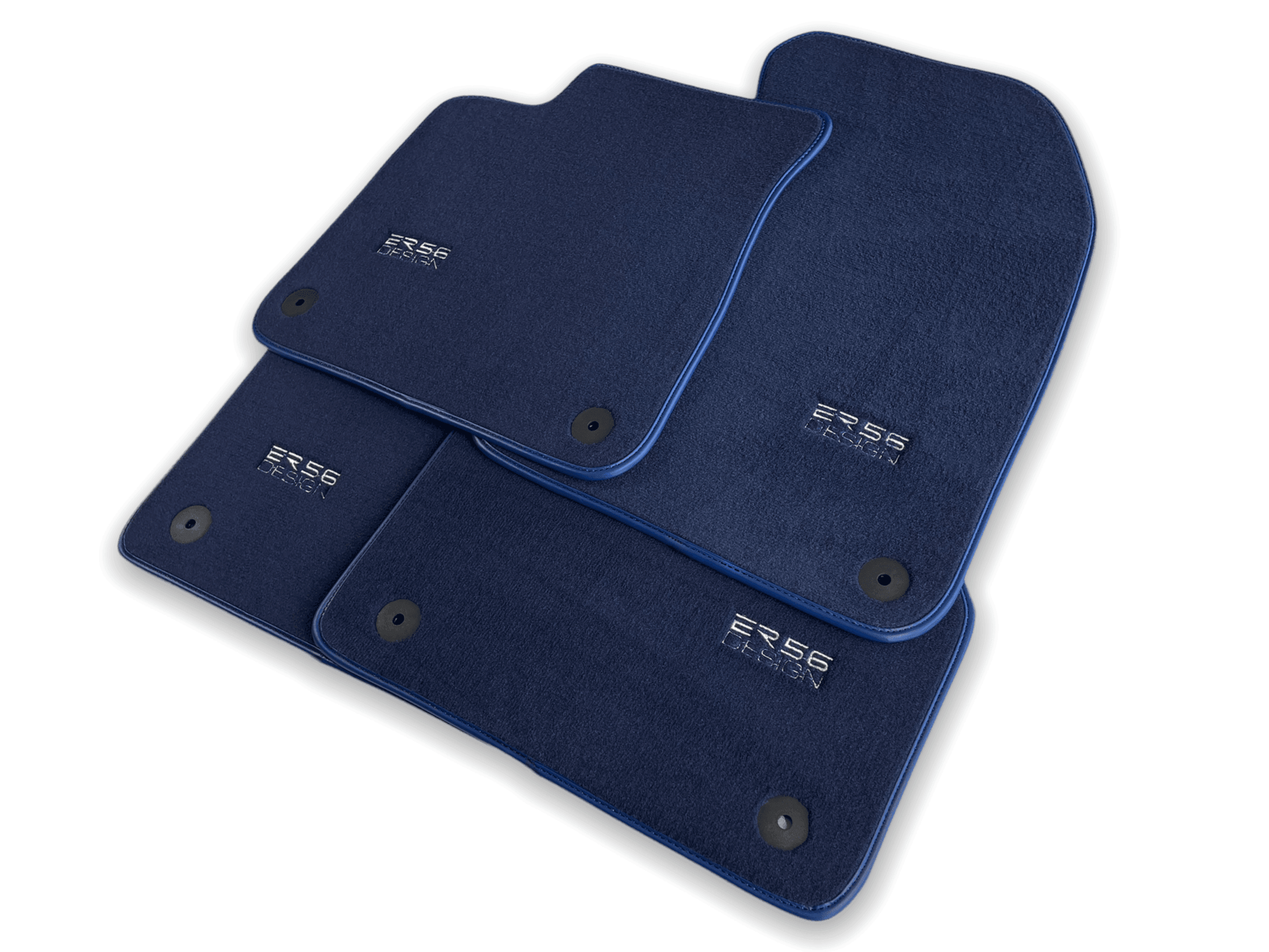 Dark Blue Floor Mats for Audi Q7 4L (2006-2015) | ER56 Design - AutoWin