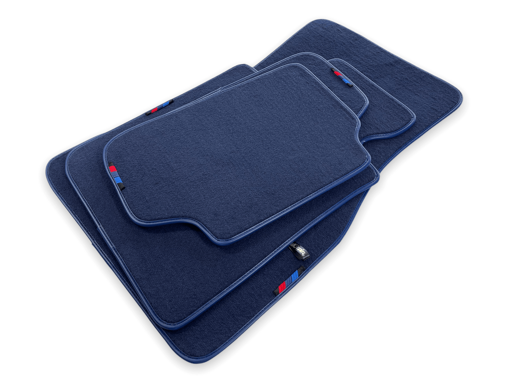 Dark Blue Floor Mats For BMW X3 Series F25 With M Package - AutoWin
