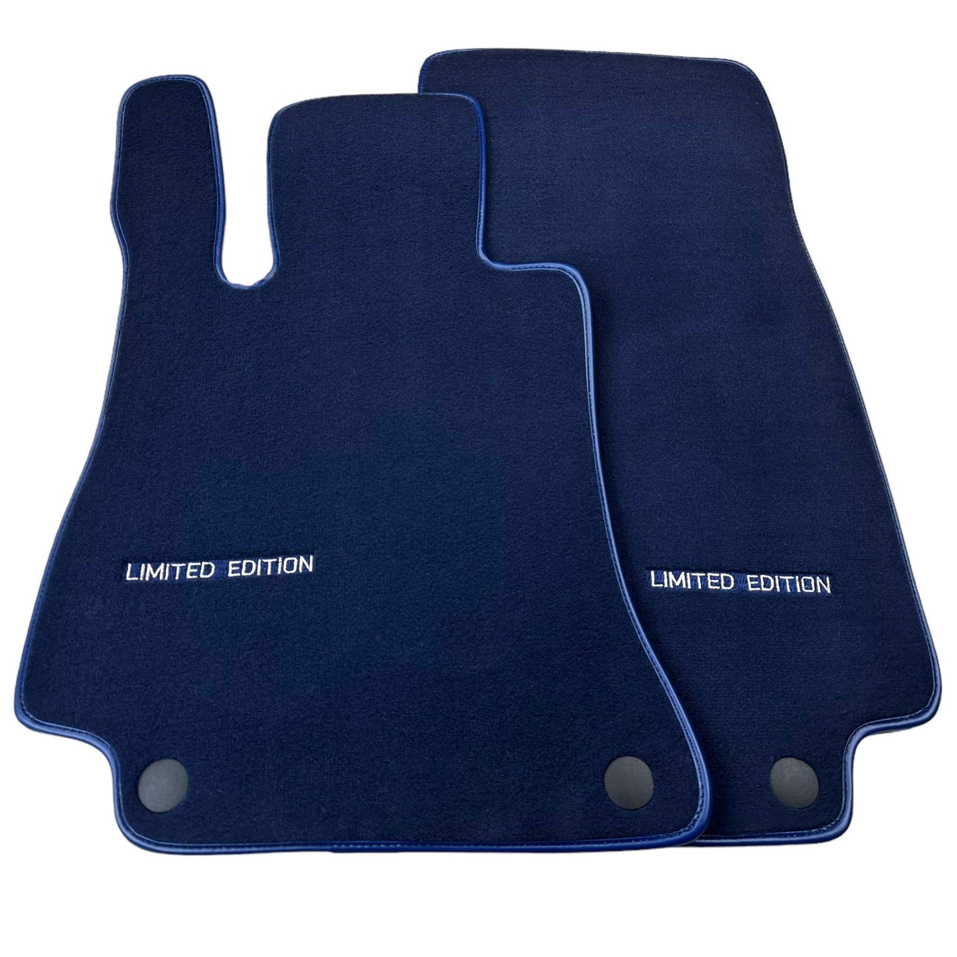 Dark Blue Floor Mats For Mercedes Benz E-Class W212 Sedan (2009-2013) | Limited Edition - AutoWin
