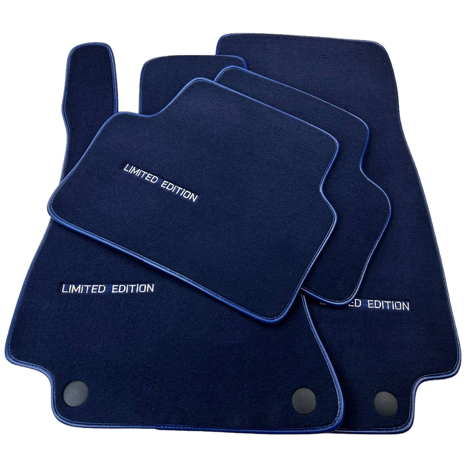 Dark Blue Floor Mats For Mercedes Benz S-Class W220 (1998-2005) Short Wheelbase | Limited Edition - AutoWin