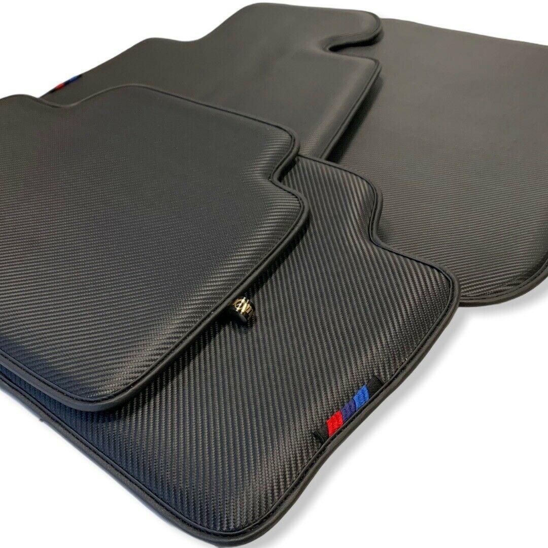 Floor Mats For BMW 2 Series F44 Gran Coupe Autowin Brand Carbon Fiber Leather - AutoWin