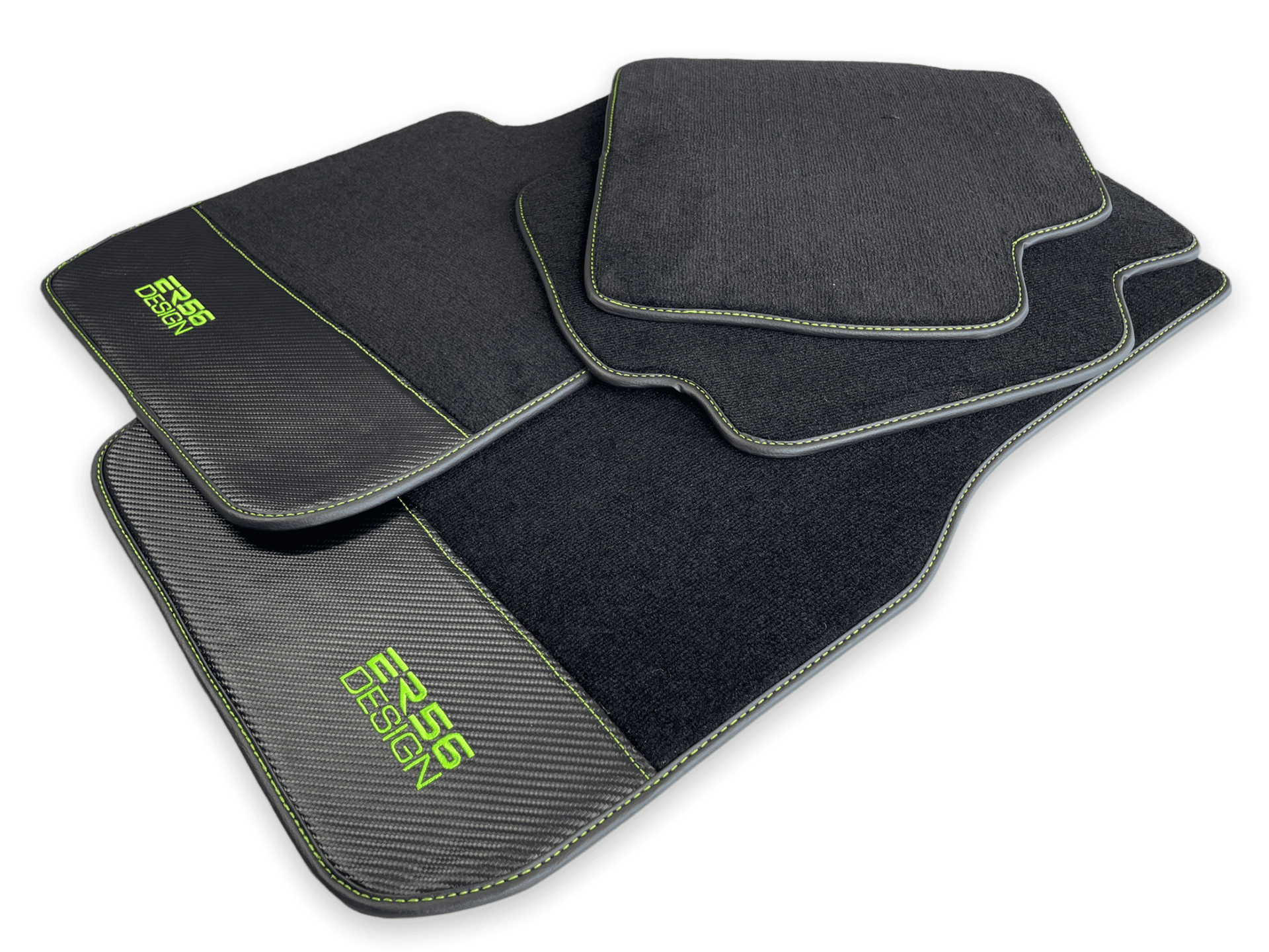 Floor Mats For BMW M5 E28 Carbon Leather Er56 Design - AutoWin