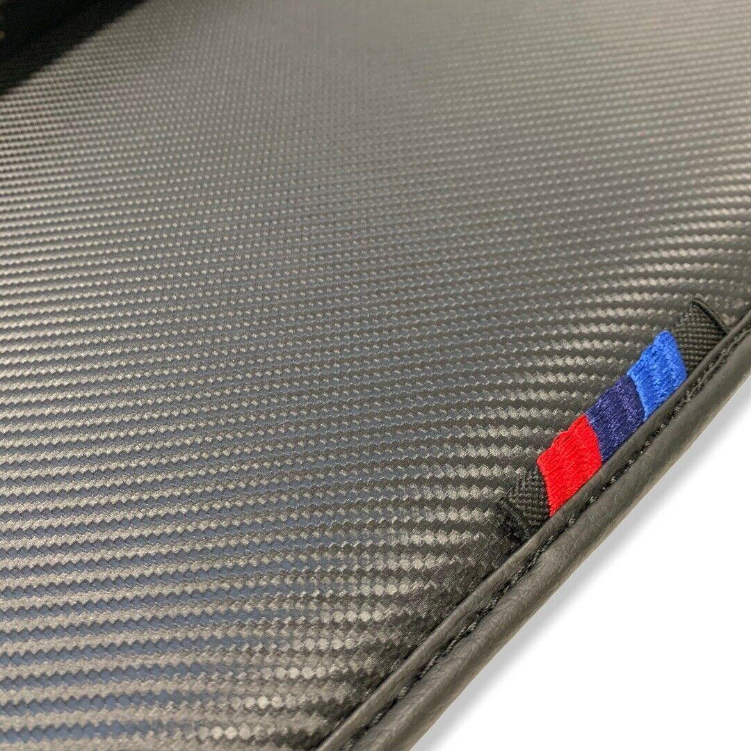 Floor Mats For BMW M8 F92 2-door Coupe Autowin Brand Carbon Fiber Leather - AutoWin