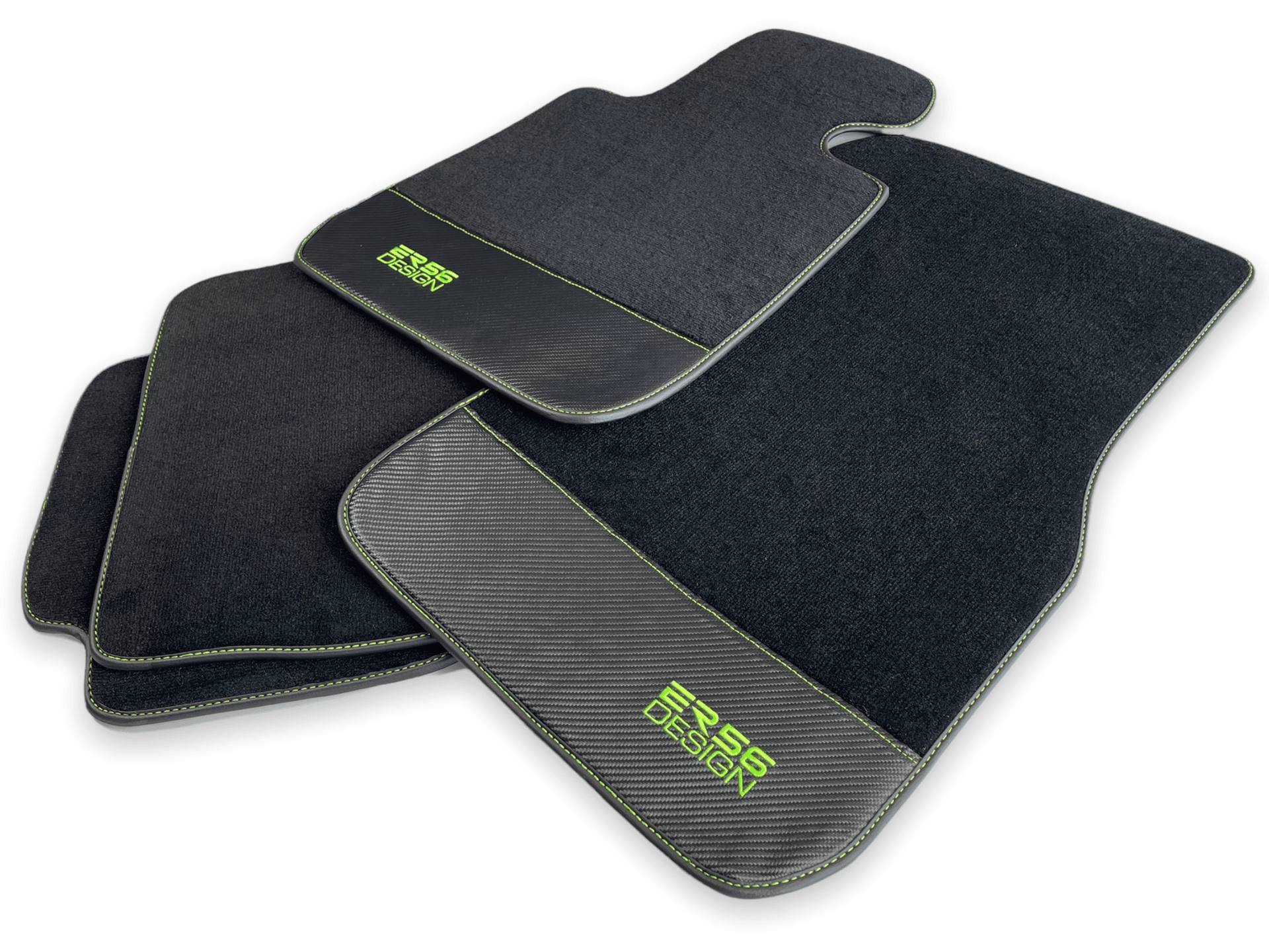 Floor Mats For BMW X5 Series F15 Carbon Leather Er56 Design - AutoWin