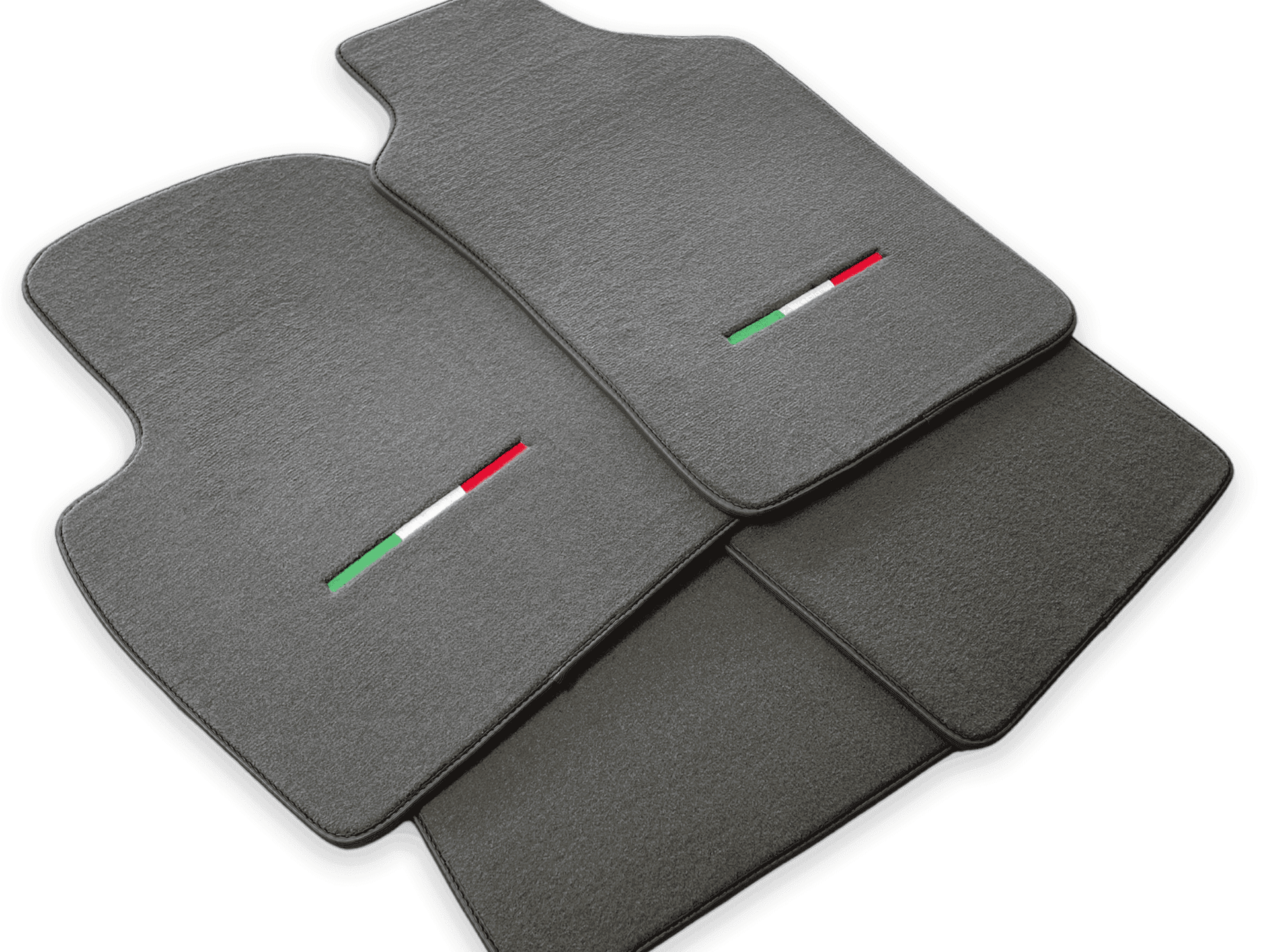 Gray Floor Mats for Fiat Punto Evo (2009-2012) 5 Doors - AutoWin