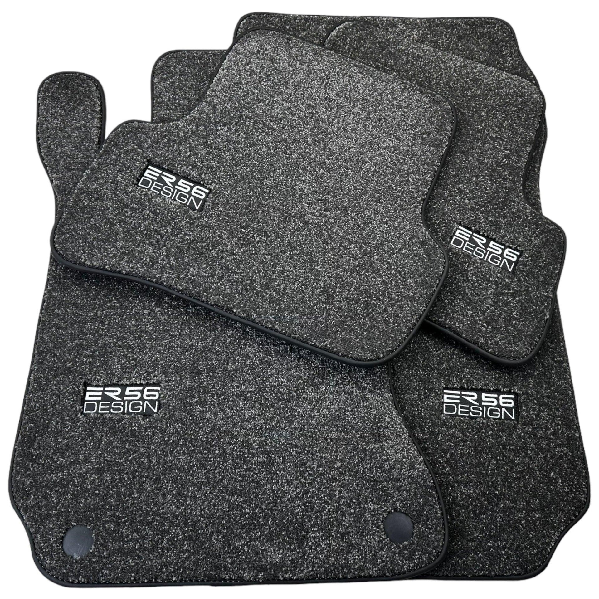 Gray Luxury Floor Mats For Mercedes Benz S-Class W222 (2013-2020) Short Wheelbase | ER56 Design - AutoWin