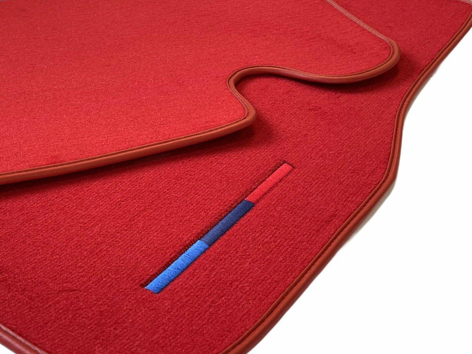 Red Mats For BMW 1 Series F21 3-door Hatchback With M Package - AutoWin