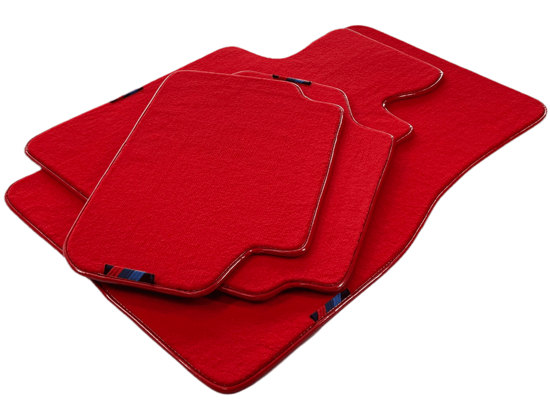 Red Mats For BMW 5 Series E61 Wagon With M Package AutoWin Brand - AutoWin