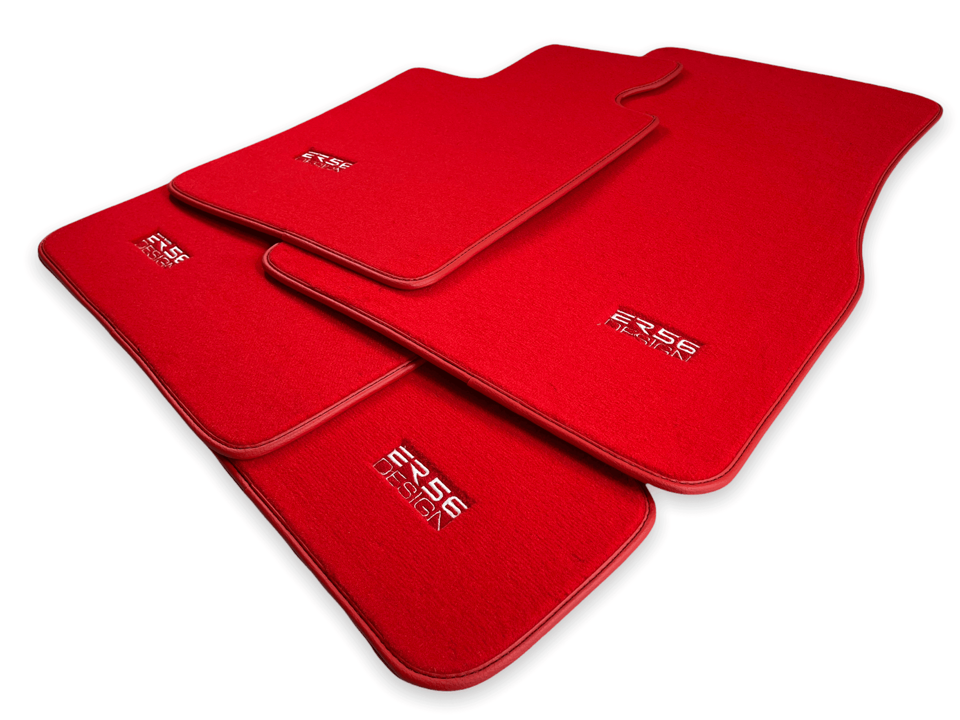 Red Mats For BMW M8 F91 Convertible - ER56 Design Brand - AutoWin