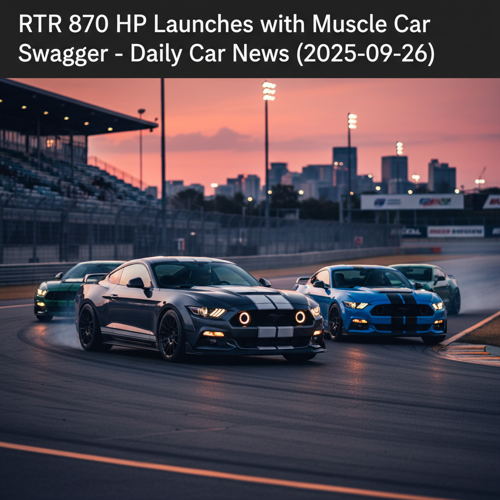 RTR Mustang 870 HP Launches with Muscle Car Swagger – Daily Car News (2025-09-26)