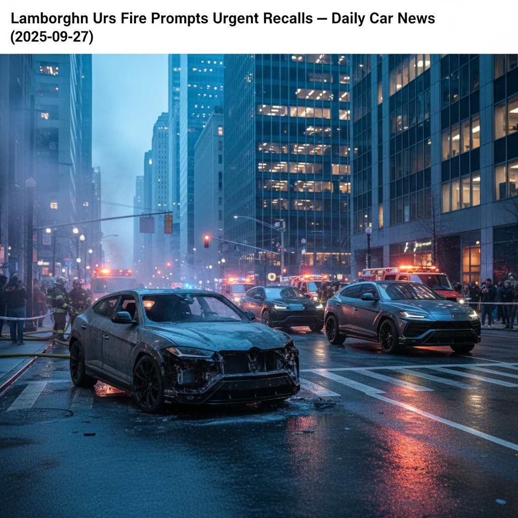 Lamborghini Urus Fire Prompts Urgent Recalls – Daily Car News (2025-09-27)