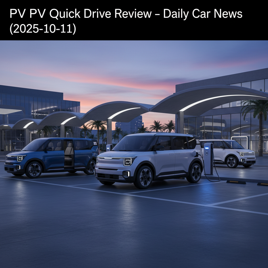 Kia PV5 Quick Drive Review – Daily Car News (2025-10-11)