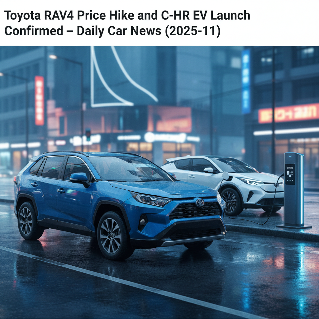 Toyota RAV4 Price Hike and C-HR EV Launch Confirmed – Daily Car News (2025-11-11)