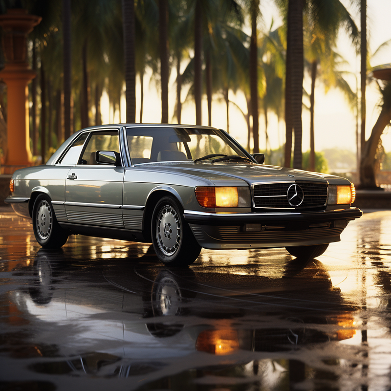 Timeless Elegance Meets Unrivaled Quality: Autowin Floor Mats for Mercedes-Benz S-Class C126 Coupe (1981-1991)