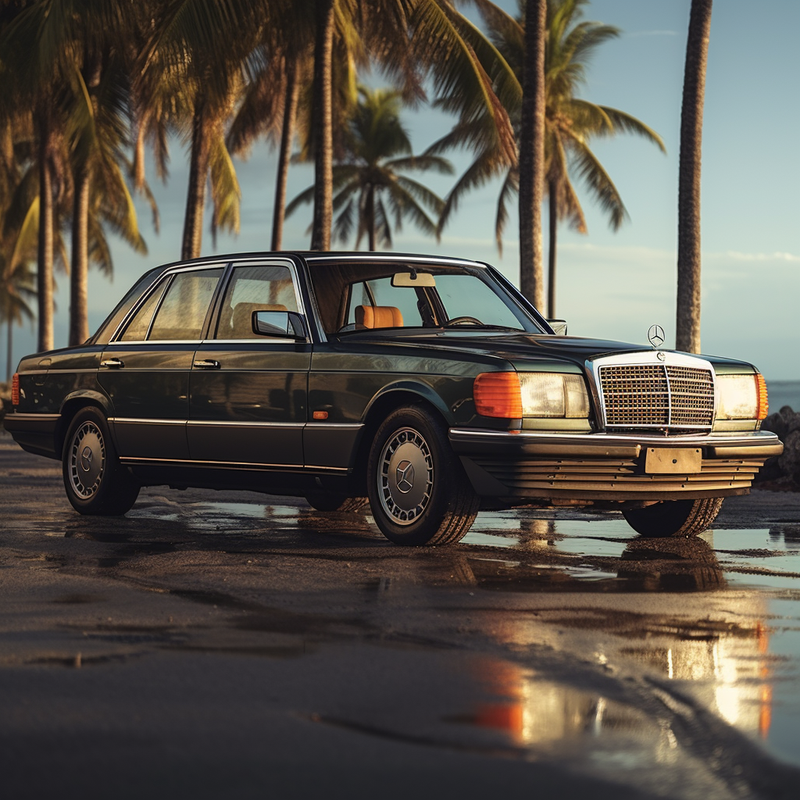 Preserve Classic Elegance with Autowin's Floor Mats Collection for Mercedes-Benz S-Class W126 (1979-1991)