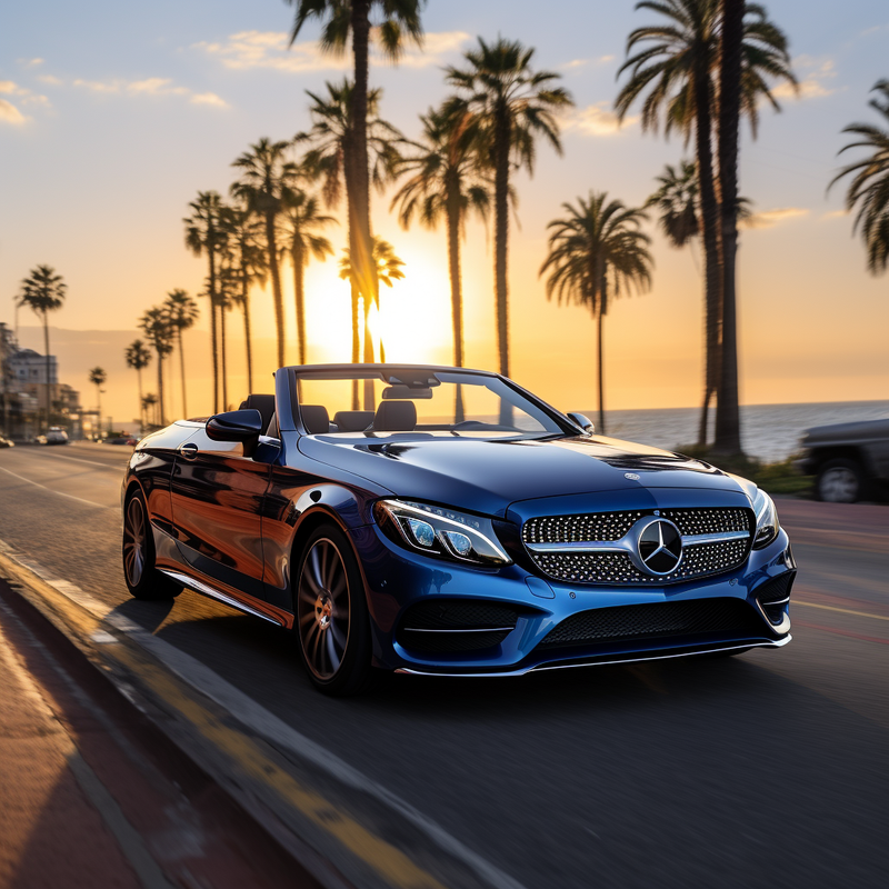 Elevate Your Mercedes-Benz C-Class A205 Convertible (2016-2018) with Autowin's Premium Floor Mats