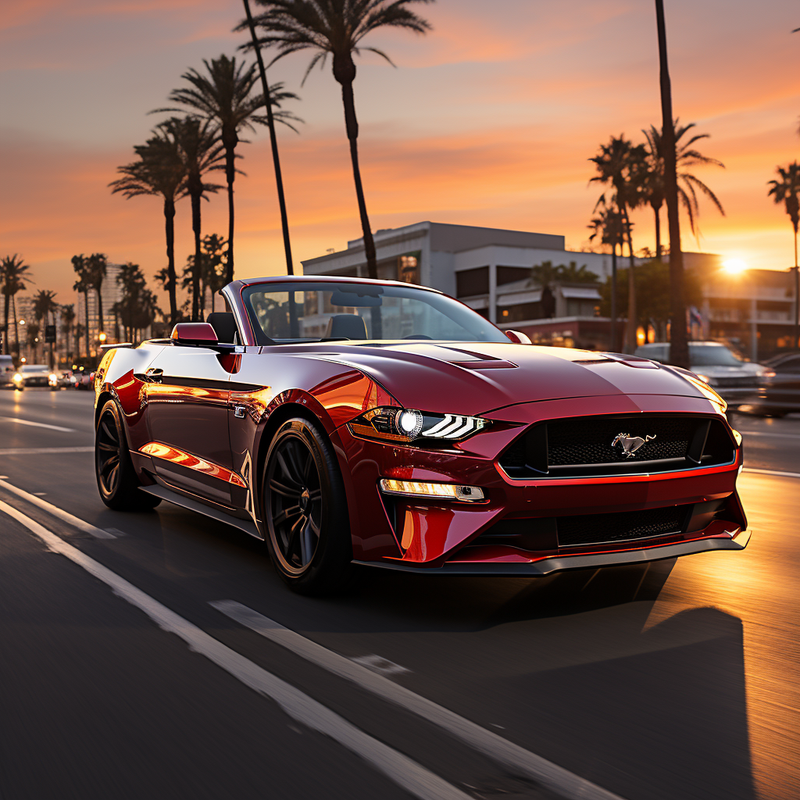 Premium Floor Mats for Ford Mustang VI (2015-2023)