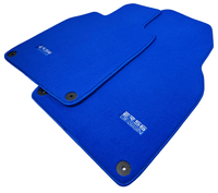 Blue Floor Mats for Porsche 718 Cayman (2017-2023) | Er56 Design - AutoWin