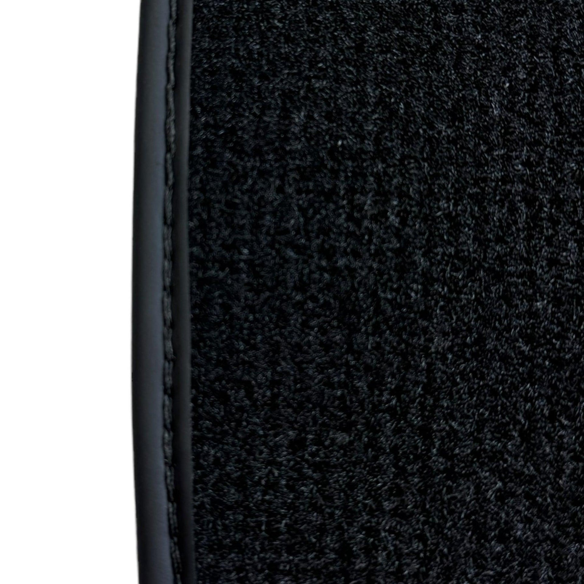 Black Floor Mats for Ferrari 488 Pista Spider 2019-2021 with Leather - AutoWin